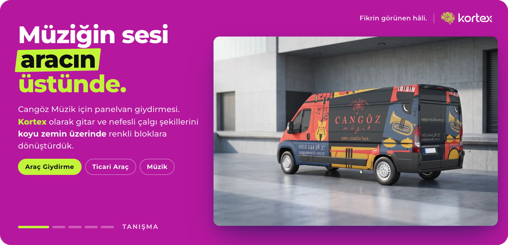 Araç Giydirme Tasarımları | Ticari Araç Serisi