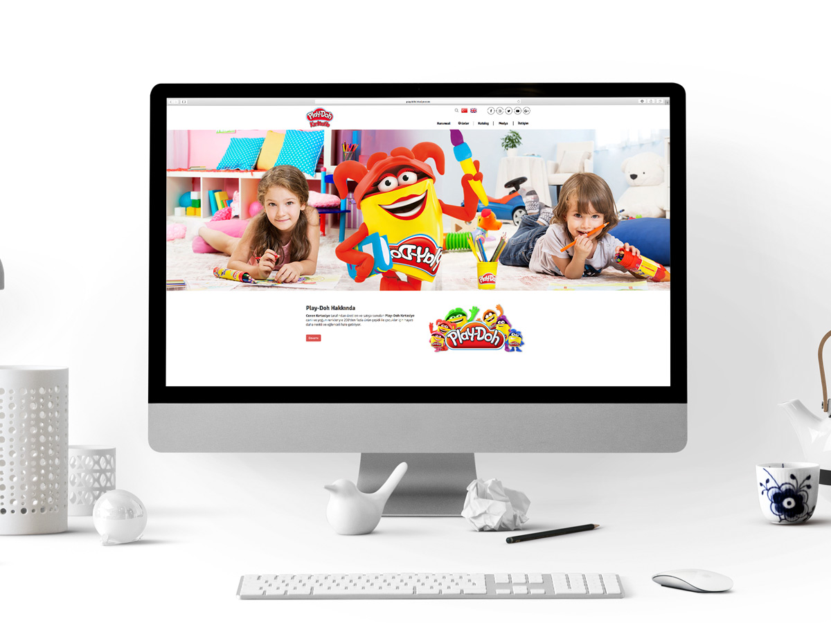 Play-Doh Kırtasiye Web Site Yapımı