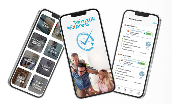 Temizlik Express Web + Mobil