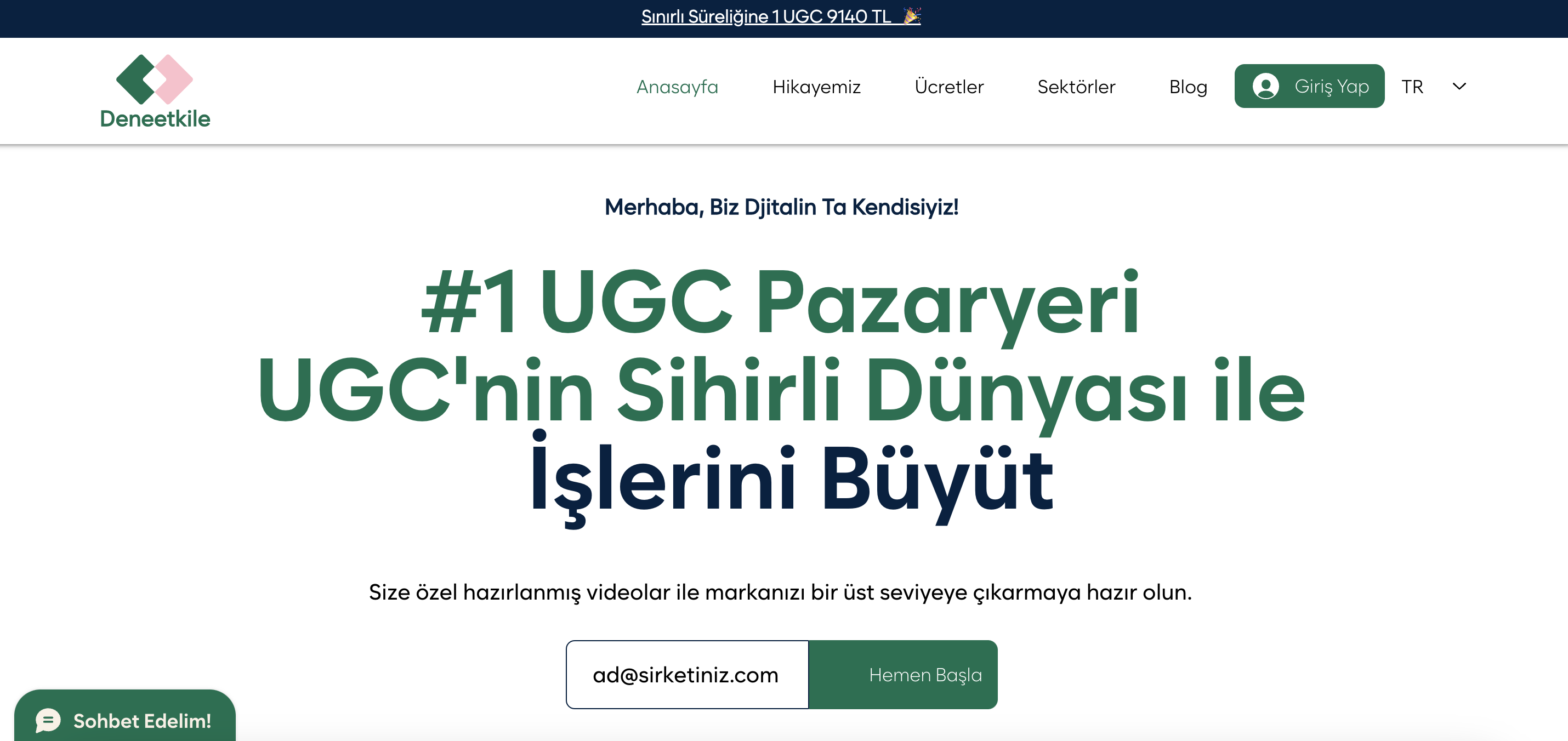 Deneetkile UGC Platform