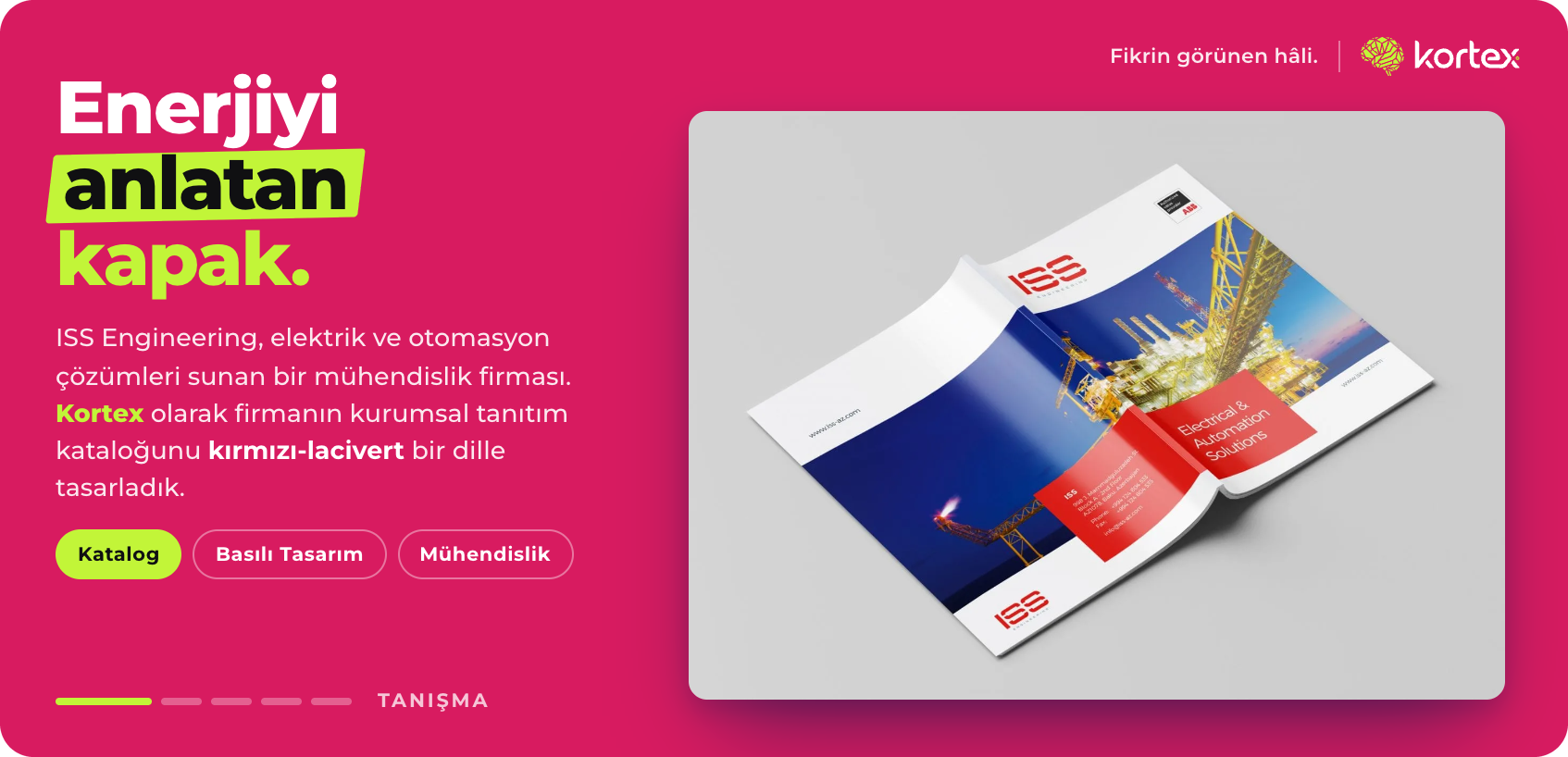 ISS | Elektrik ve Otomasyon Mühendisliği Kurumsal Katalog Tasarımı