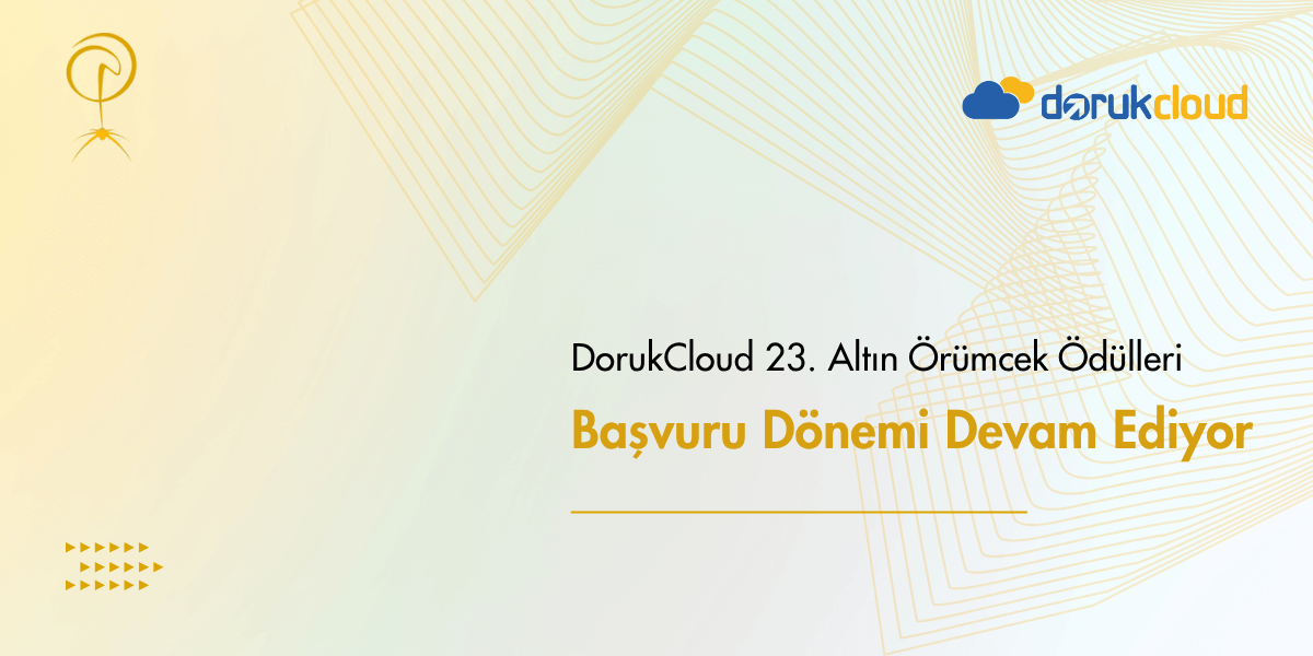 DorukCloud 23. Altın Örümcek Ödülleri'nde Başvuru Dönemi Devam Ediyor