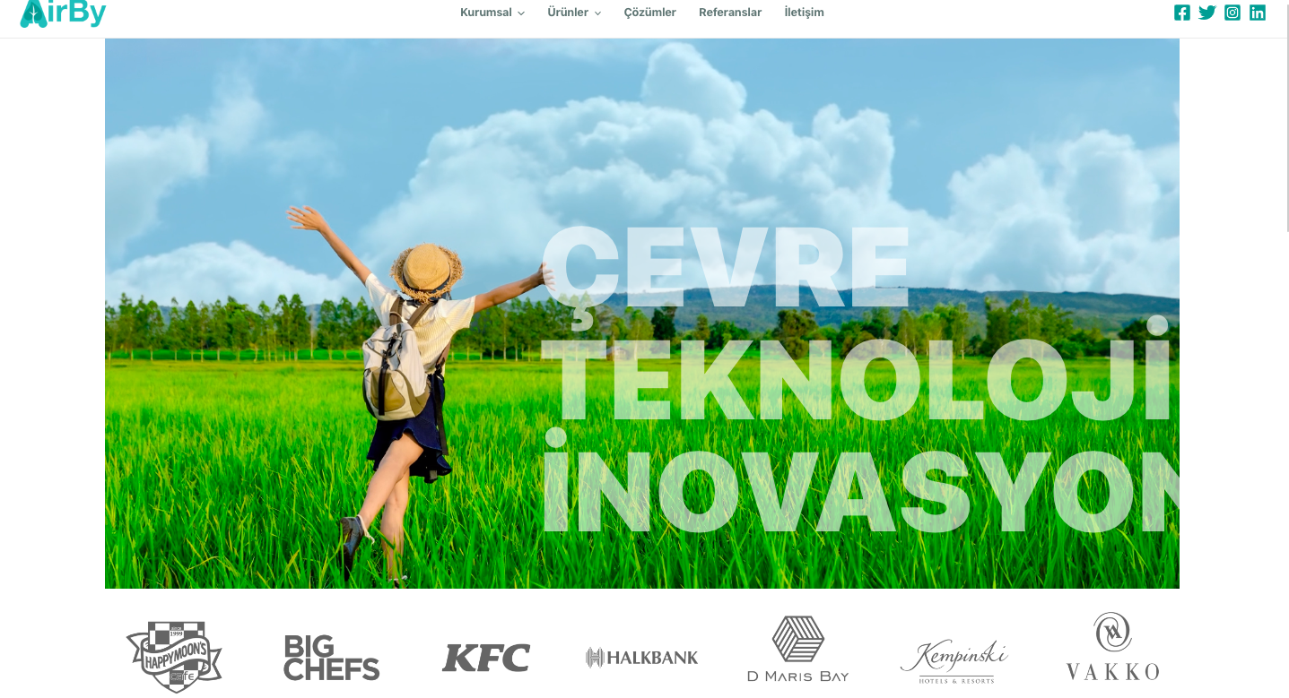 Airby – Kurumsal Web Sitesi Tasarımı ve SEO Optimizasyonu