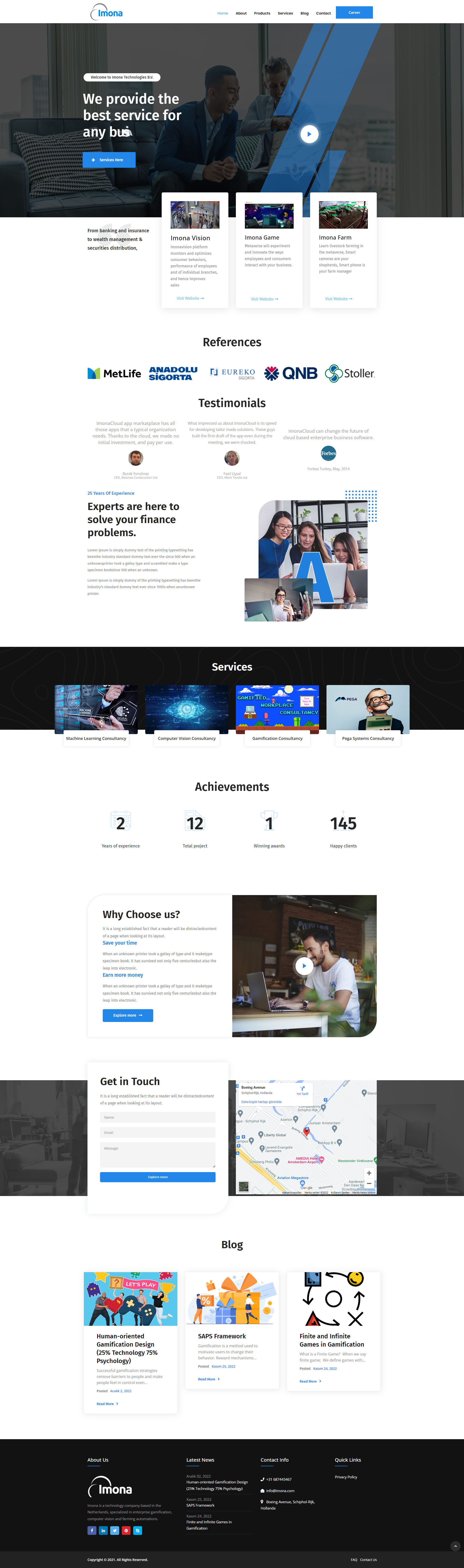 Imona web siteleri tasarımı