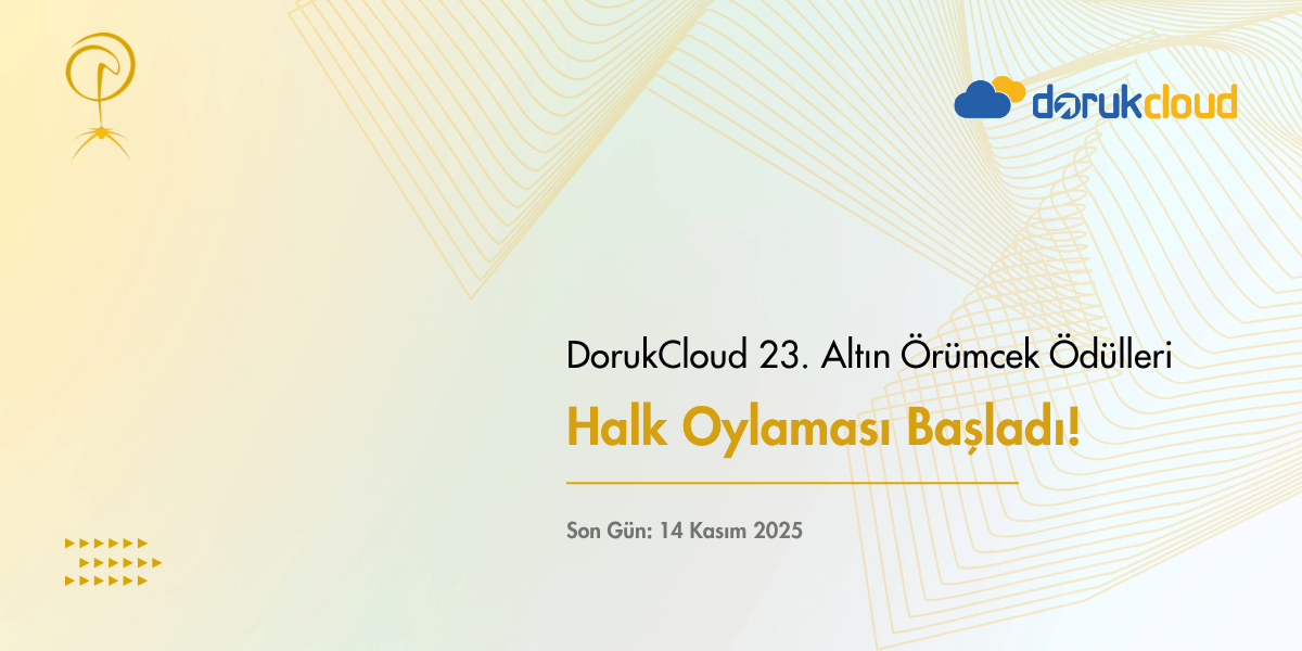 DorukCloud 23. Altın Örümcek Ödülleri’nde Halk Oylaması Başladı!