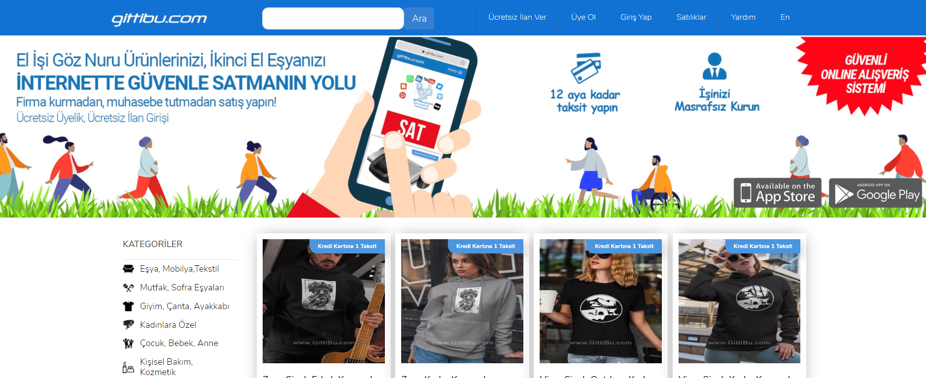 Ürünlerinizi Satabileceği E Ticaret Sitesi