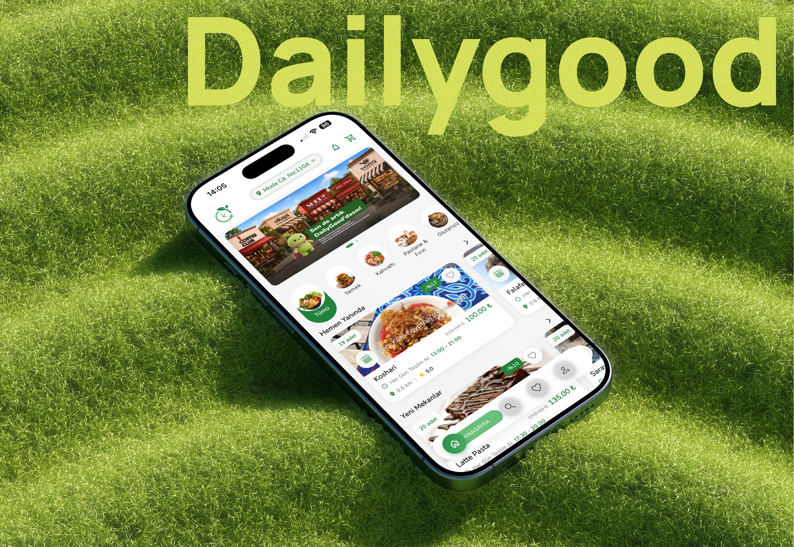 DailyGood Yemek Uygulaması