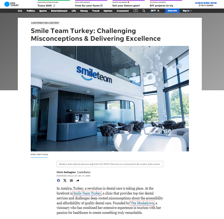 Smile Team Turkey: Global Dental Turizmde Güven ve Mükemmeliyetin Simgesi