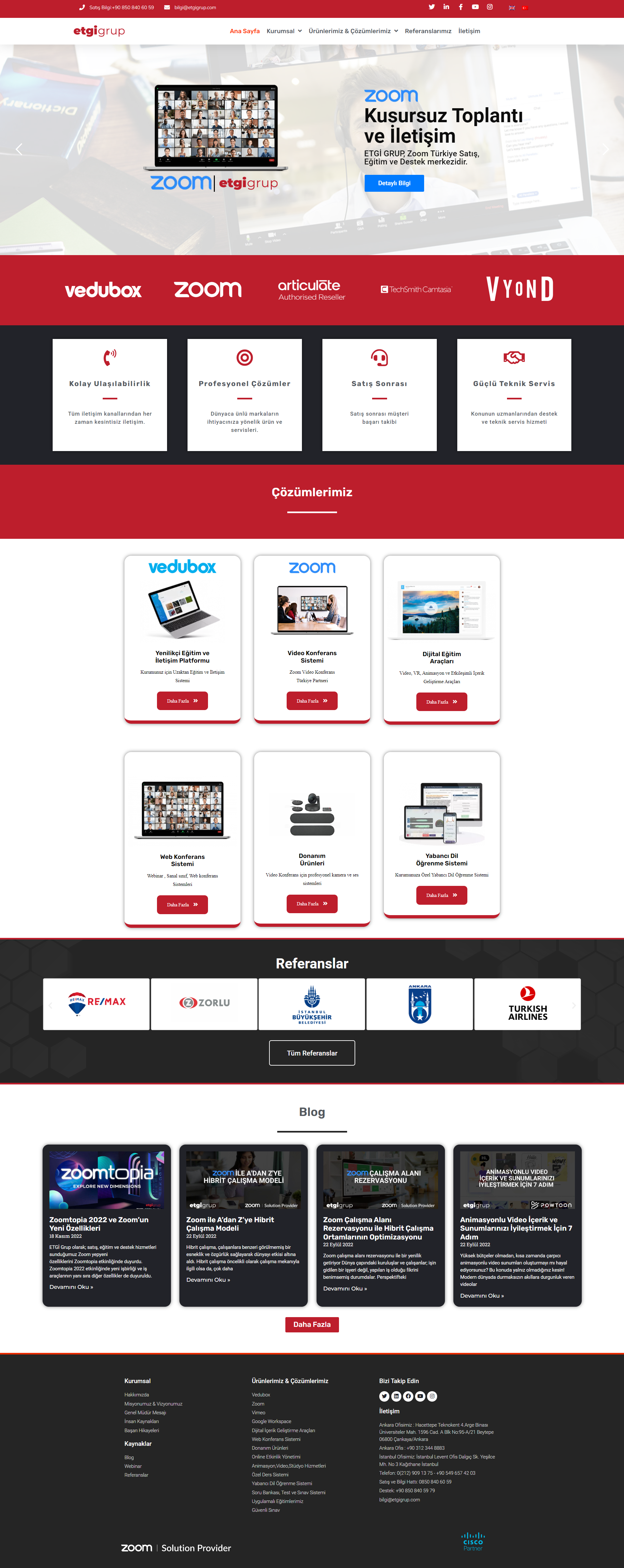 Etgigrup web siteleri tasarımı