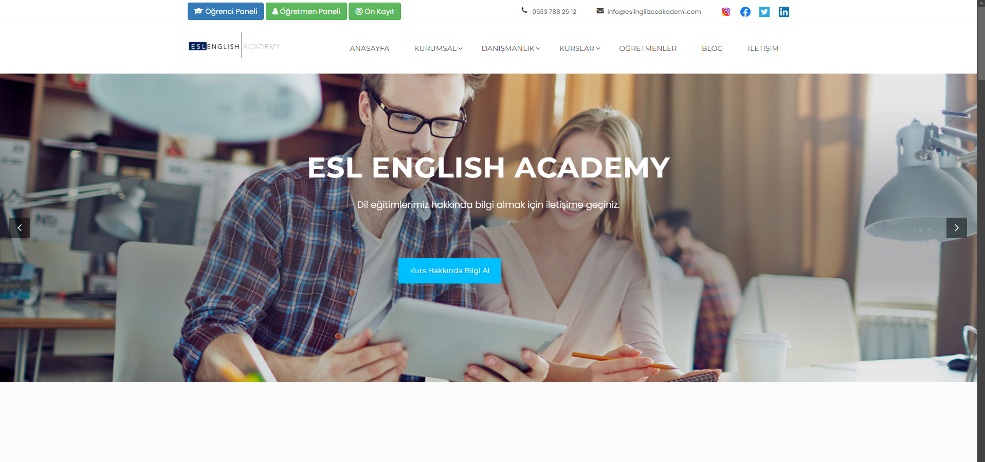 Kurumsal Web Sitesi Tasarımı