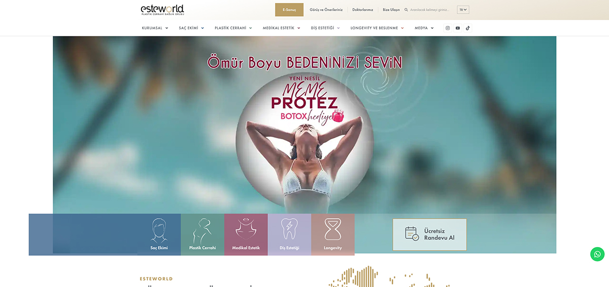 Esteworld - Estetik ve Plastik Cerrahi Sağlık Grubu