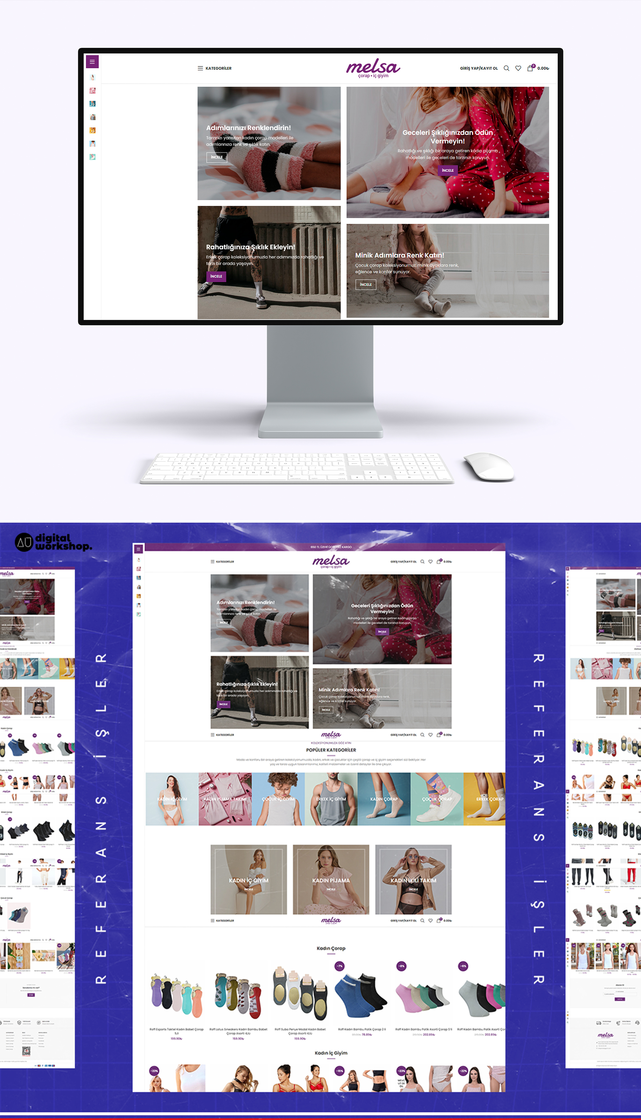 Melsa E-Ticaret Web Sitesi