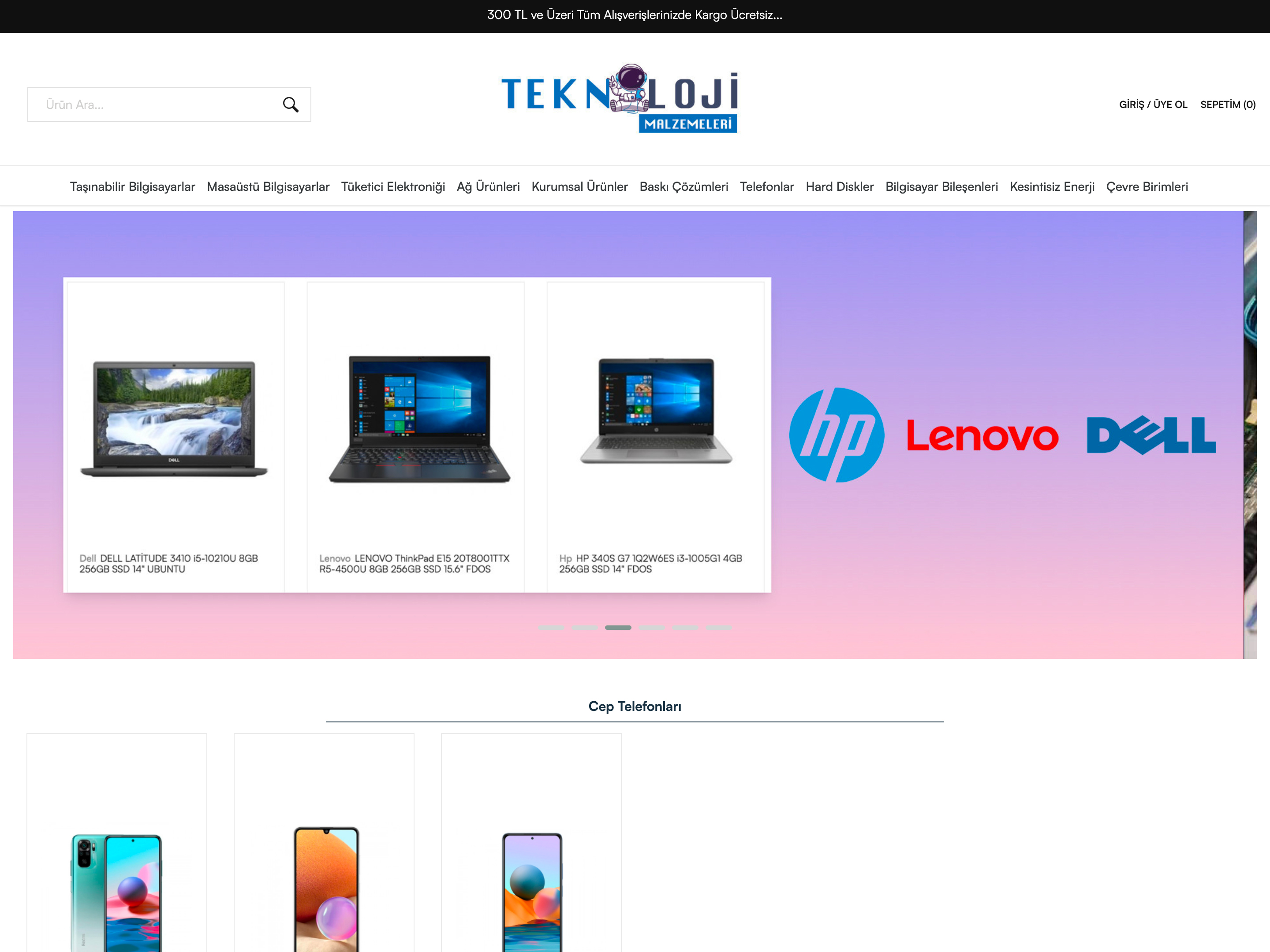 E-Ticaret Sitesi Tasarım, Yazılımı ve Logo Tasarımı