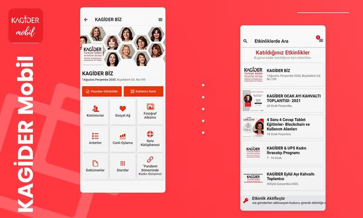 KAGİDER Mobil - Üye Ağı ve Etkinlik Uygulaması