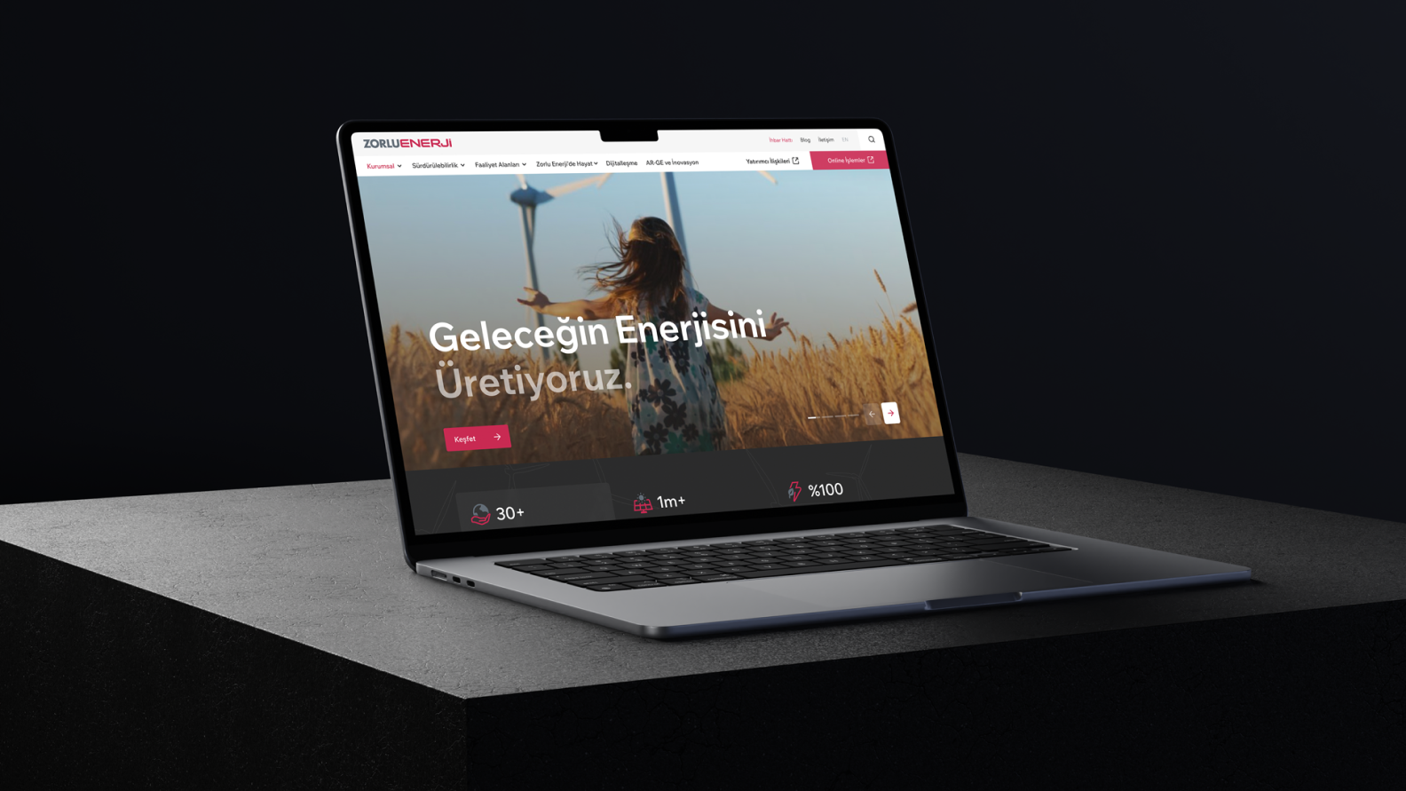 Zorlu Enerji Kurumsal Web Sitesi