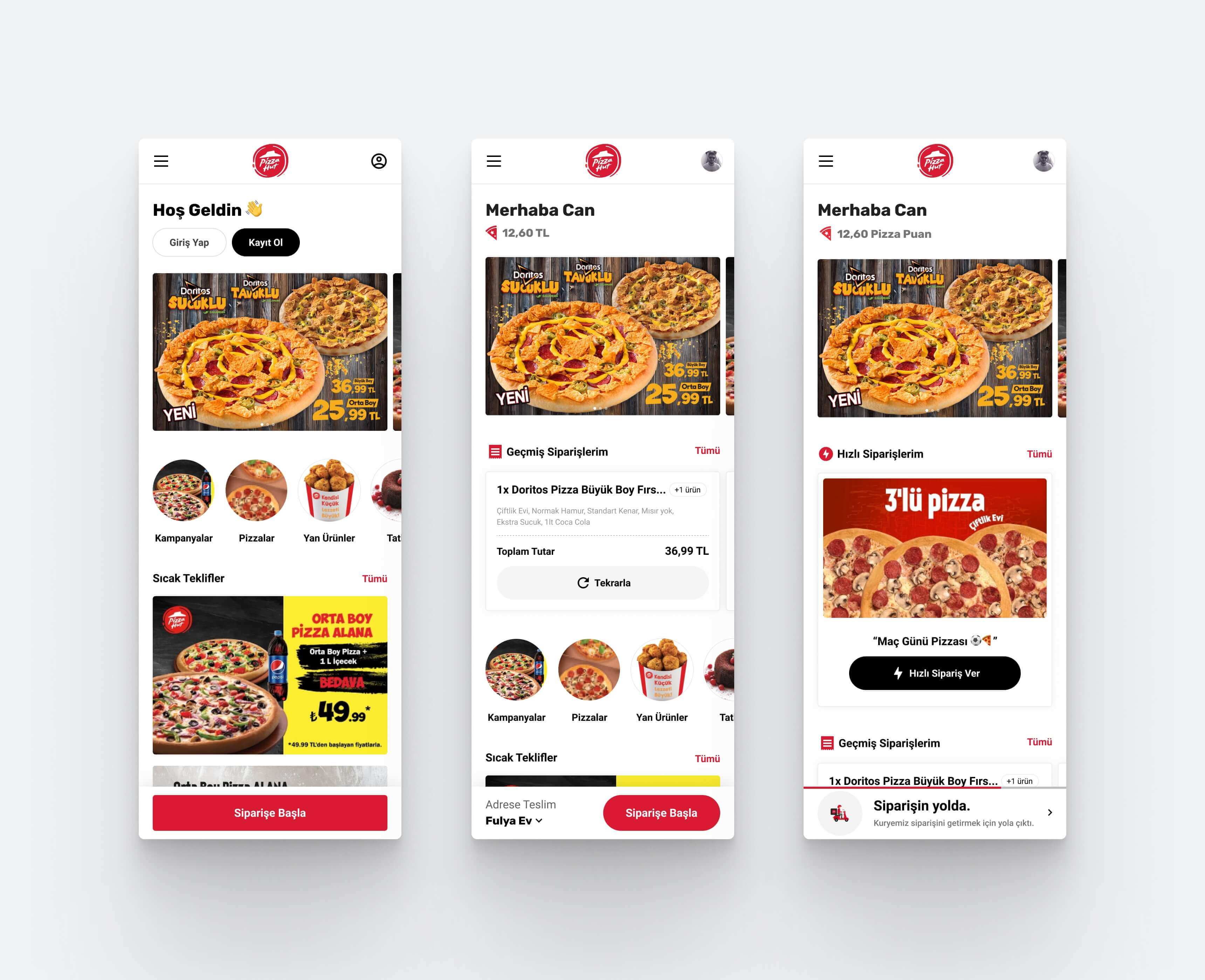 Pizza Hut E-Ticaret