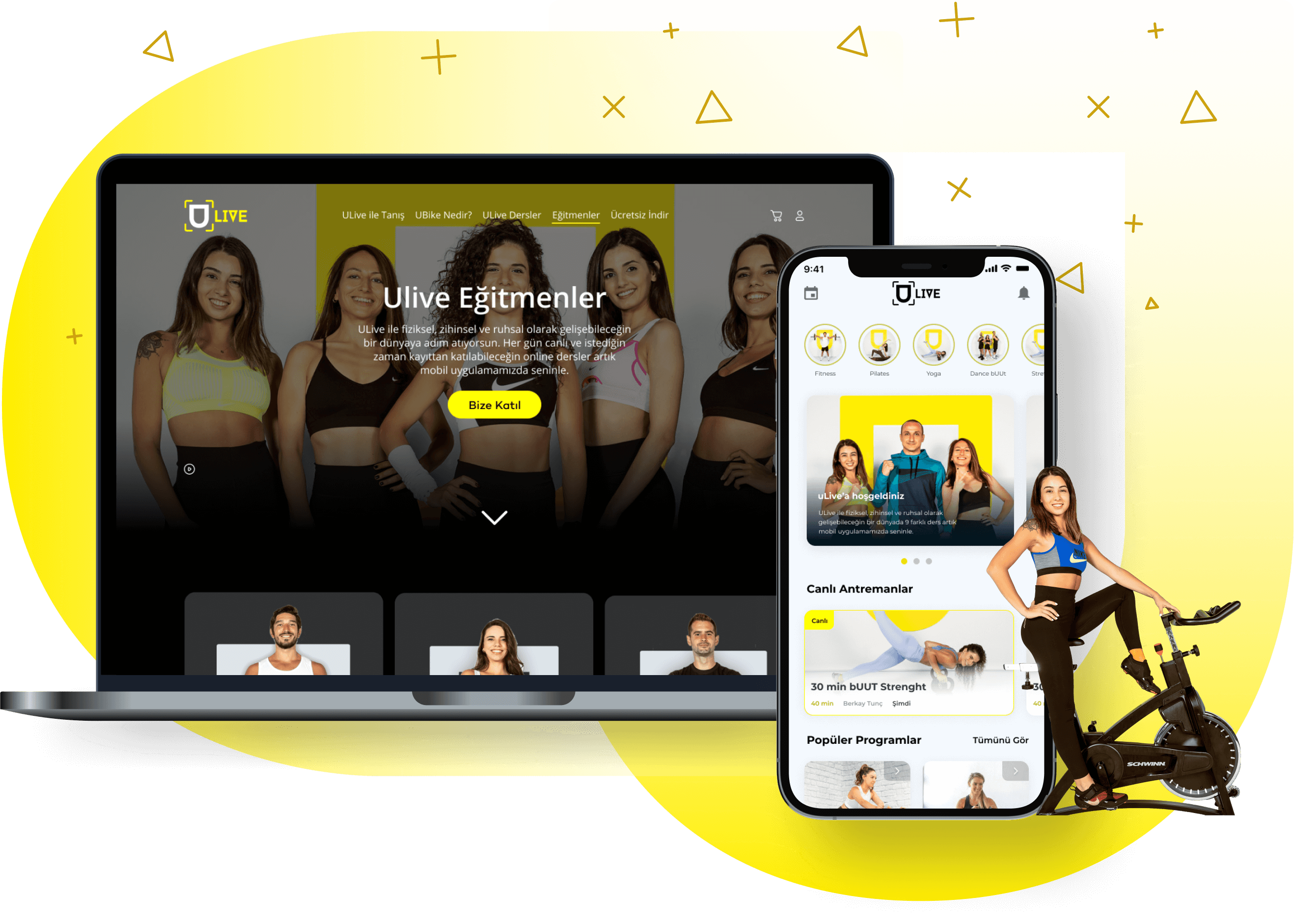 uLive - Fitness App & Website