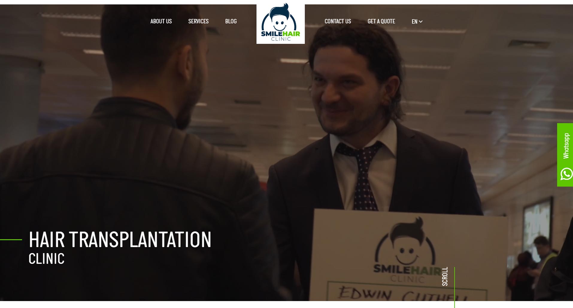 Smile Hair Clinic Web Sitesi