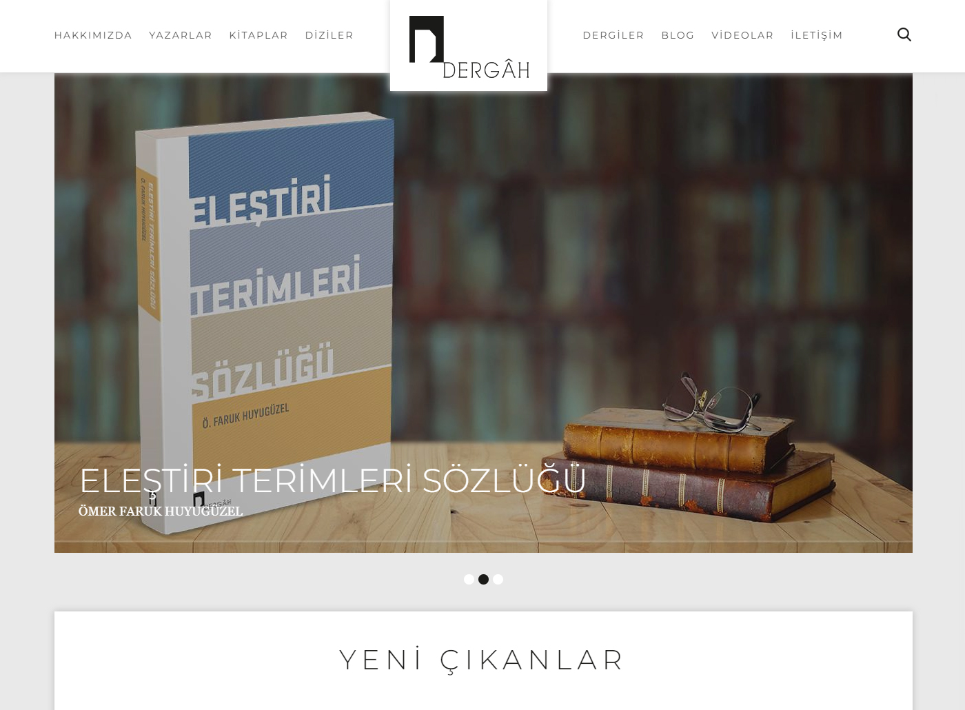 Dergâh Yayınları Web Sitesi