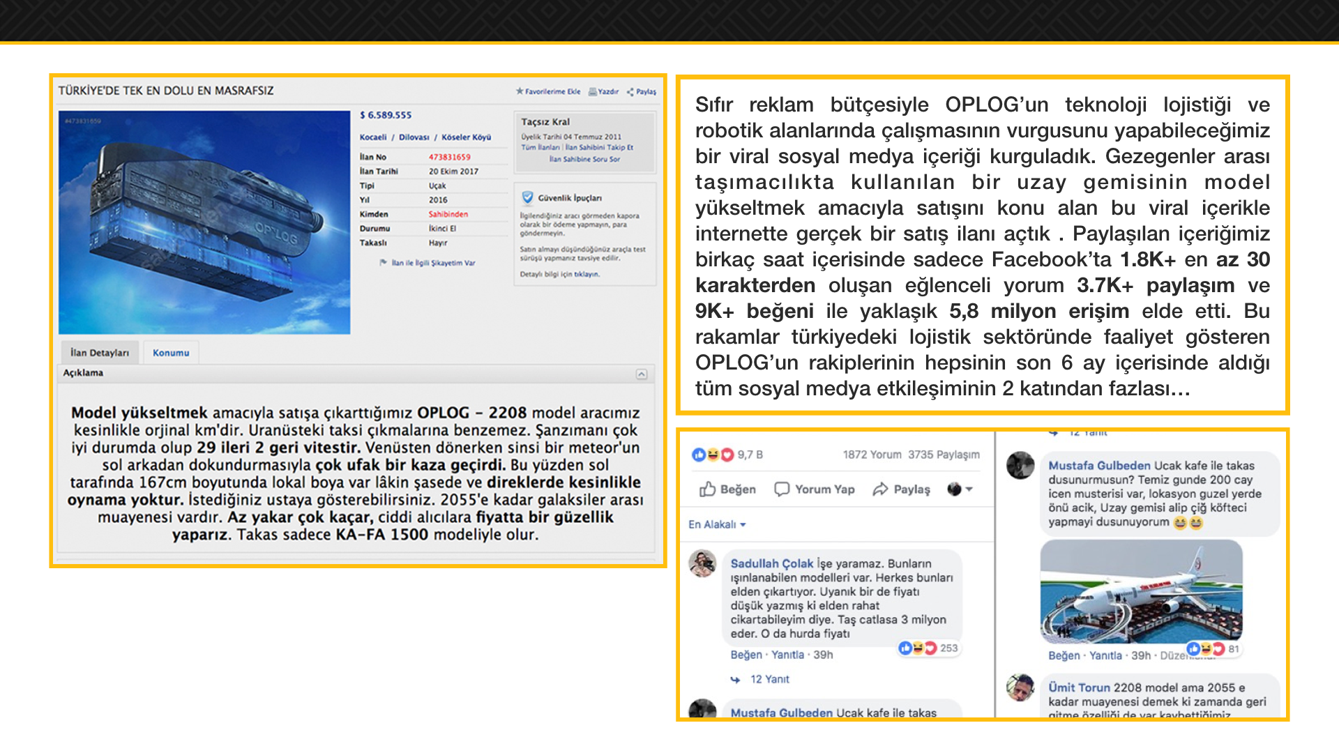 Satılık Uzay Gemisi