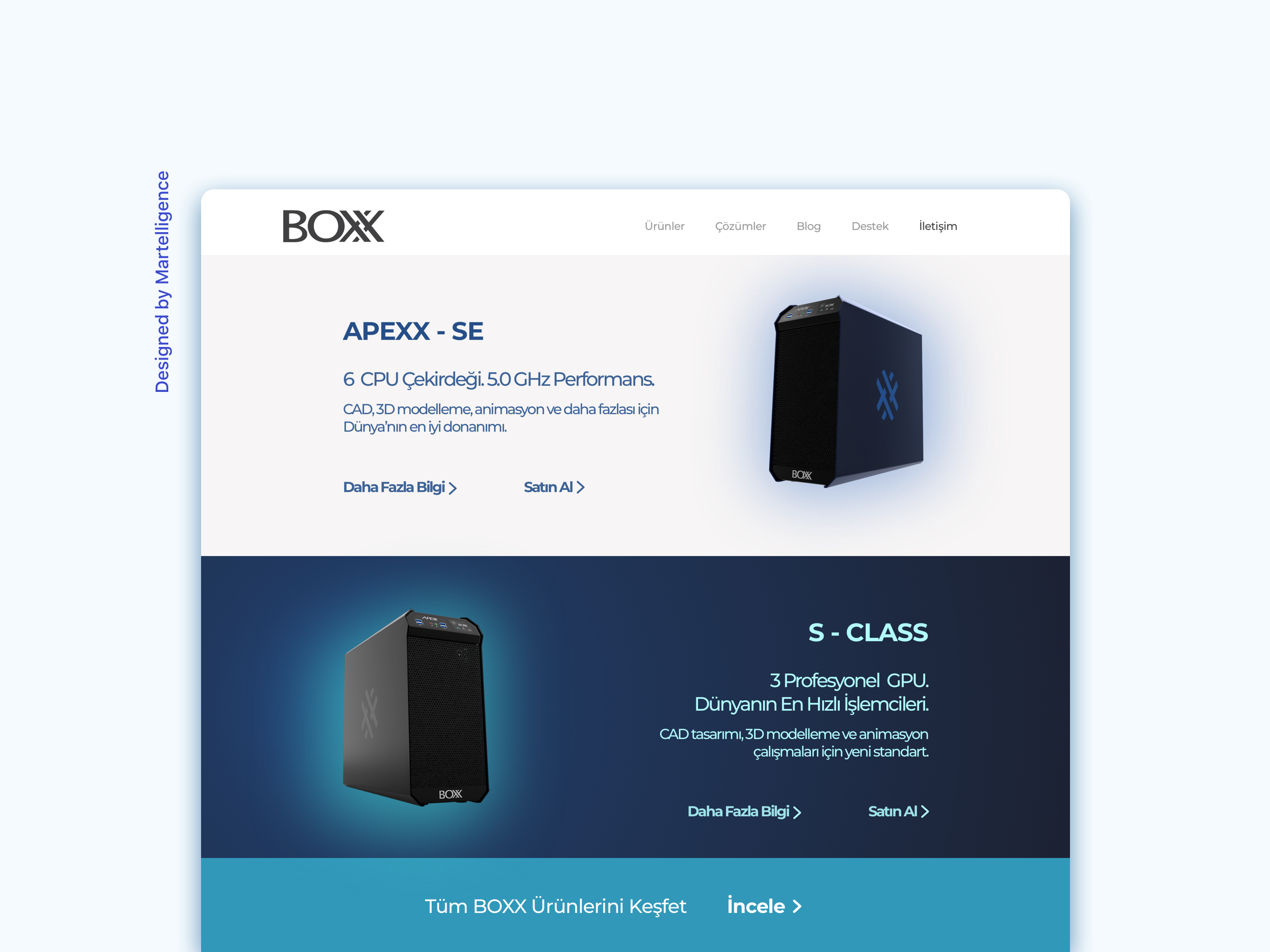 BOXX Türkiye Web Sitesi Konsept TasarımBOXX Türkiye Web Sitesi Konsept Tasarımportfolyo