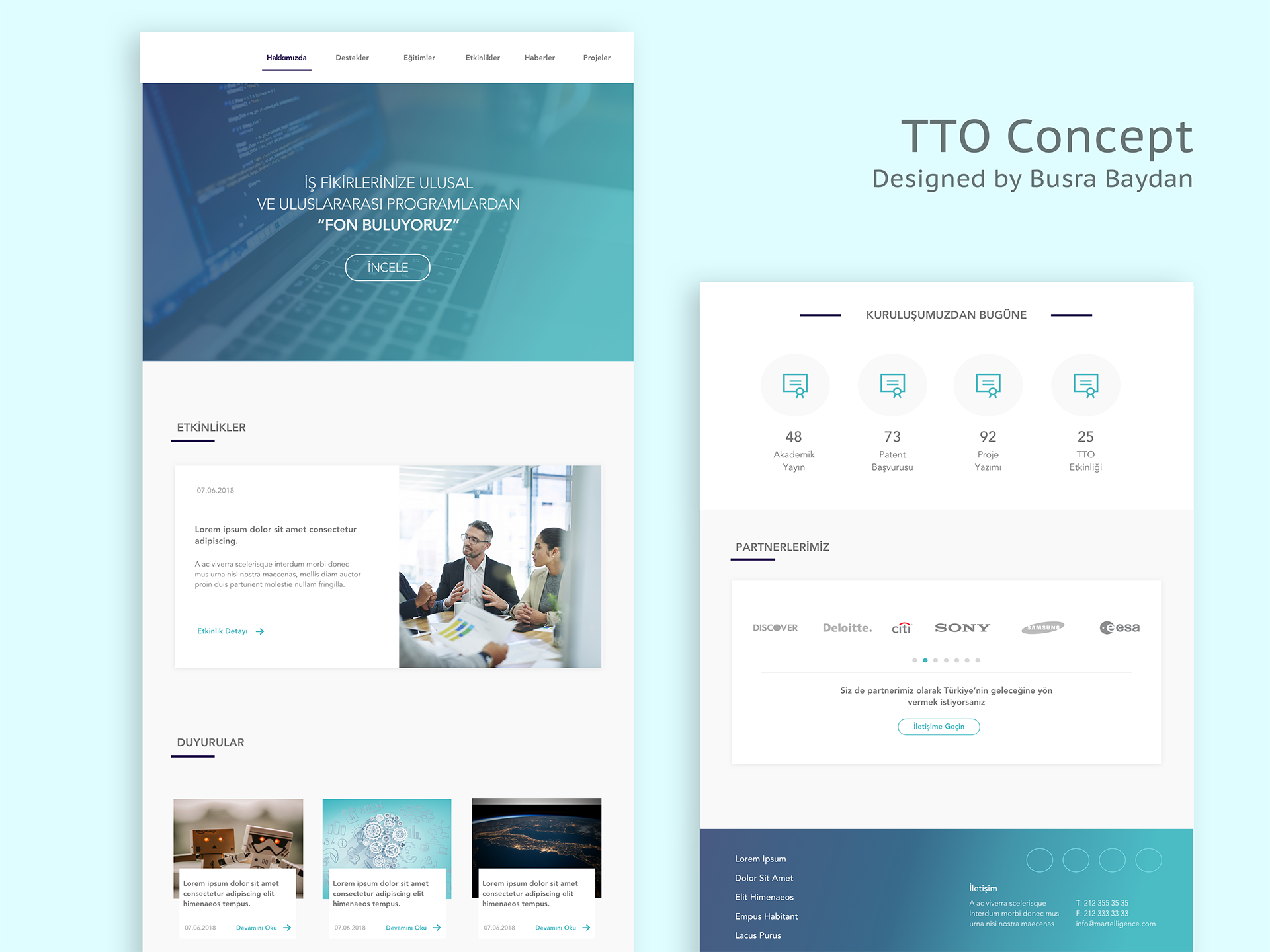 TTO Üniversite Konsept Web TasarımıTTO Üniversite Konsept Web Tasarımıportfolyo