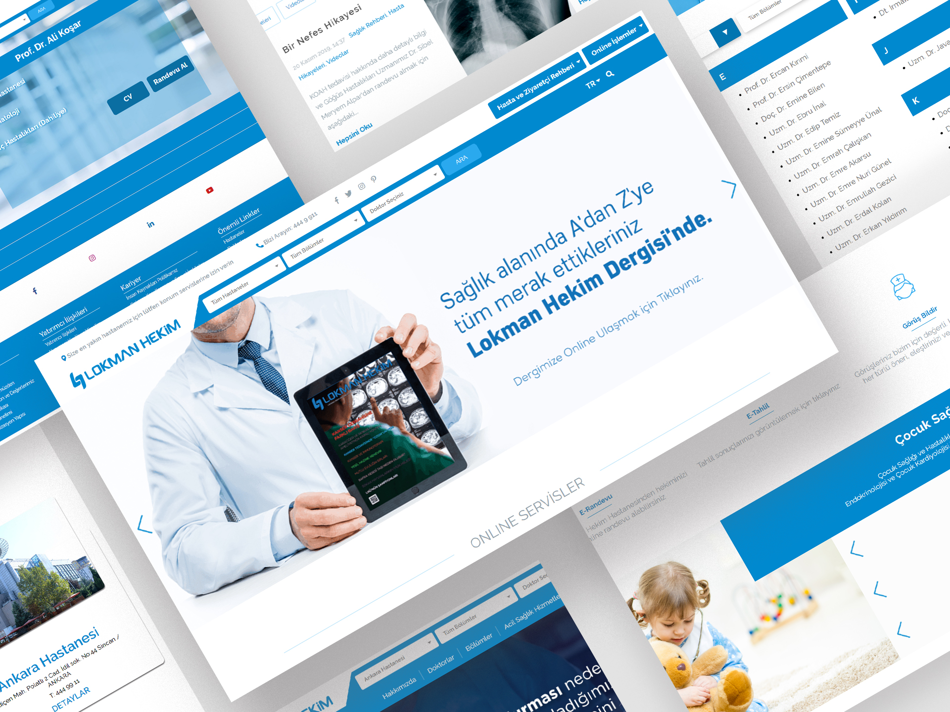 Lokman Hekim Hastaneleri Web Yazılım
