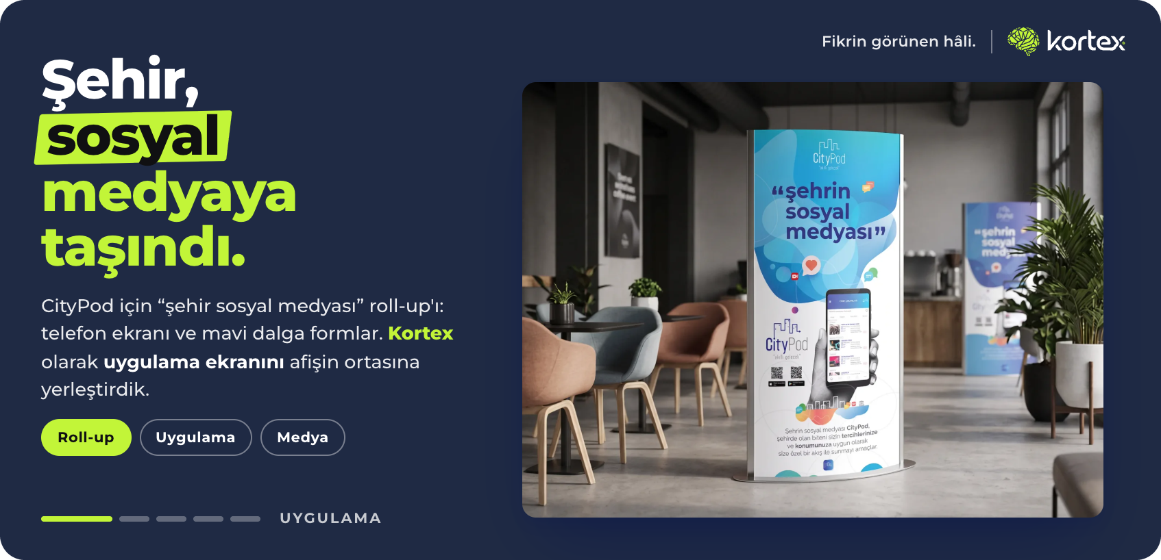 Roll-up Tasarımları | Ajans, Medya & Teknoloji Serisi