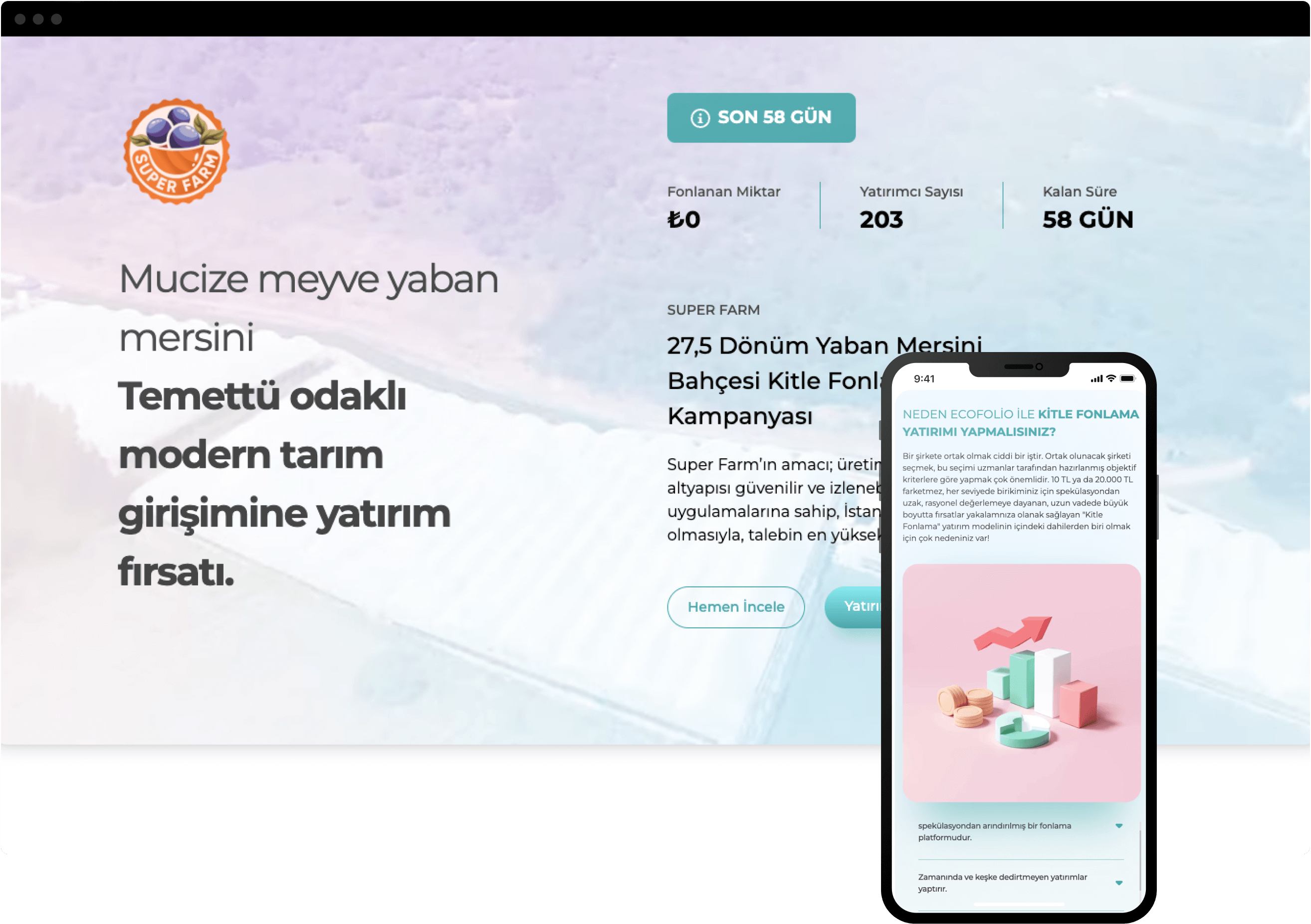 Ecofolio - Crowdfunding Platform