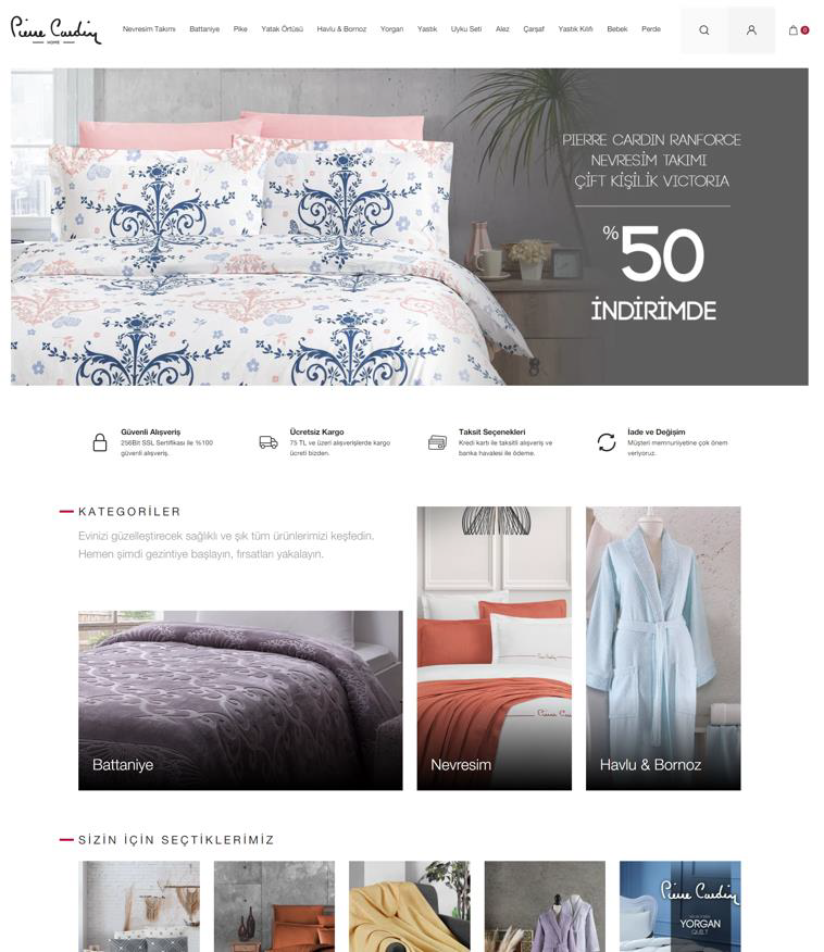 Pierre Cardin HomePierre Cardin Homeportfolyo