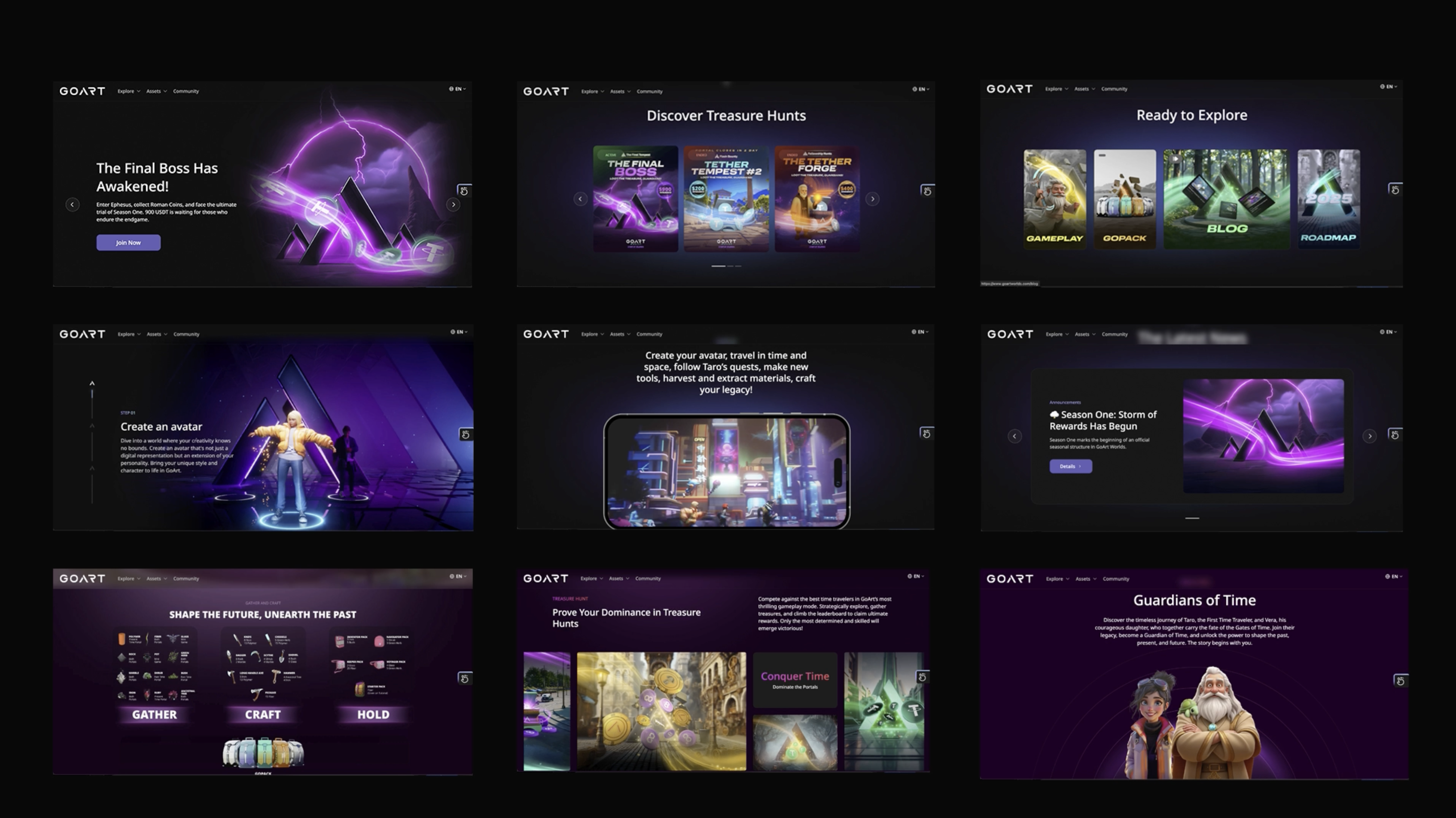 Goart Worlds Web Sitesi Tasarımı