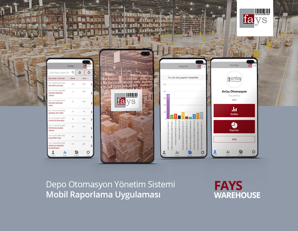 Depo Otomasyon Yönetim Sistemi Mobil Raporlama  Uygulaması