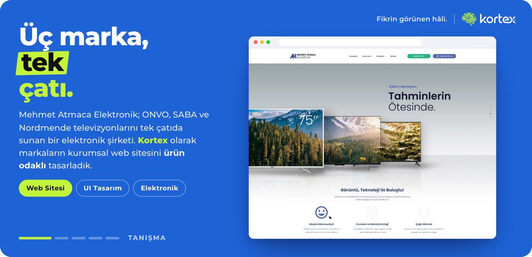 Mehmet Atmaca Elektronik | Televizyon Markaları Kurumsal Web Sitesi Tasarımı