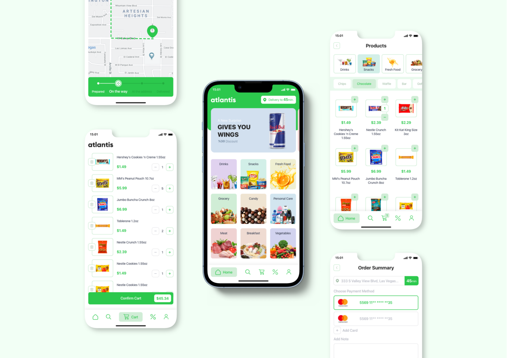 Atlantis Grocery Product Design