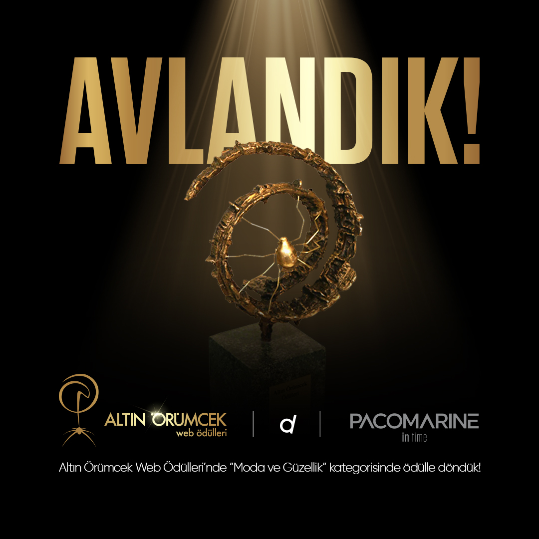 PACOMARINE UI%UX Altın Örümcek Ödülü