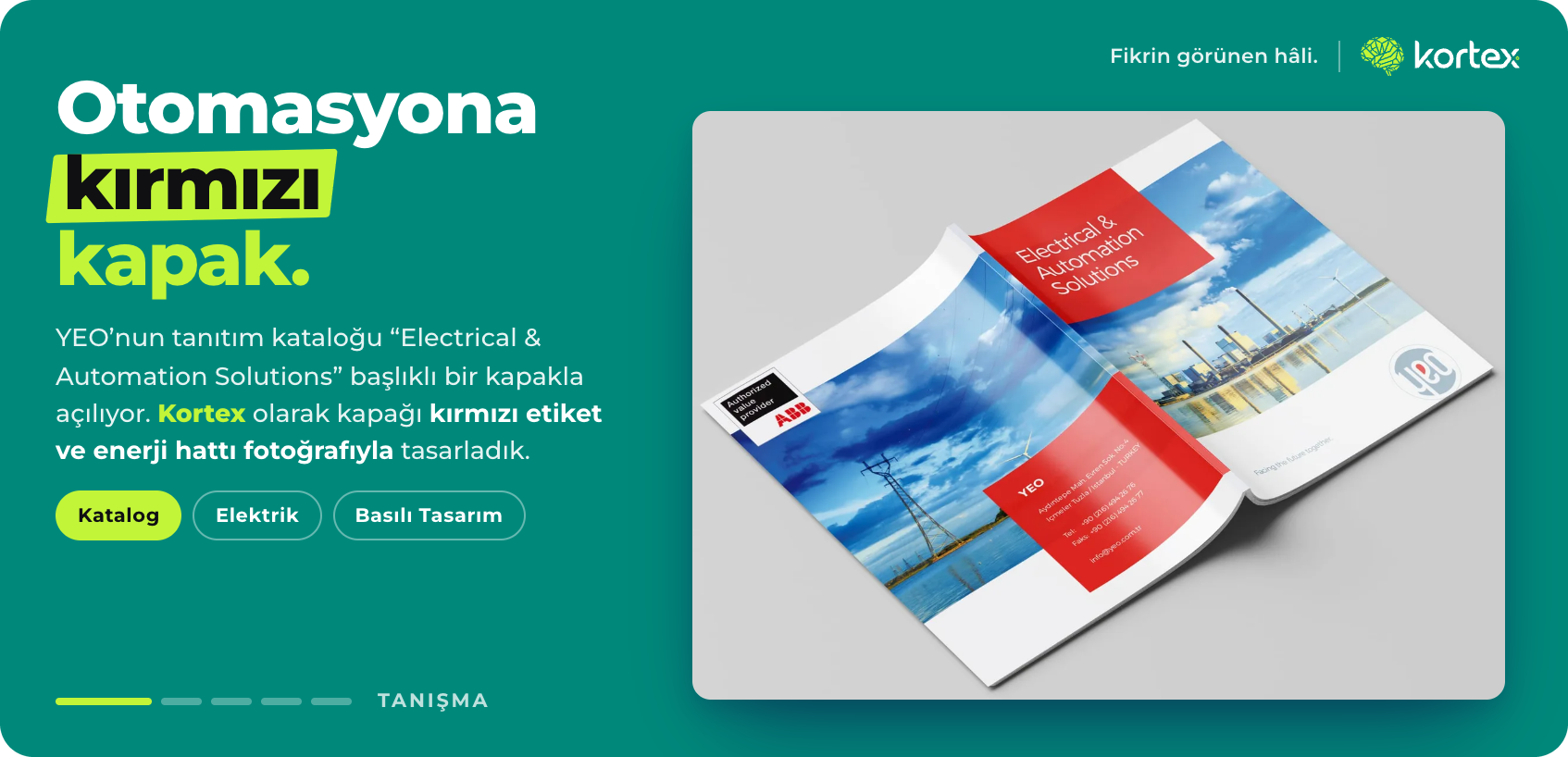 YEO | Elektrik ve Otomasyon Firması Tanıtım Kataloğu Tasarımı