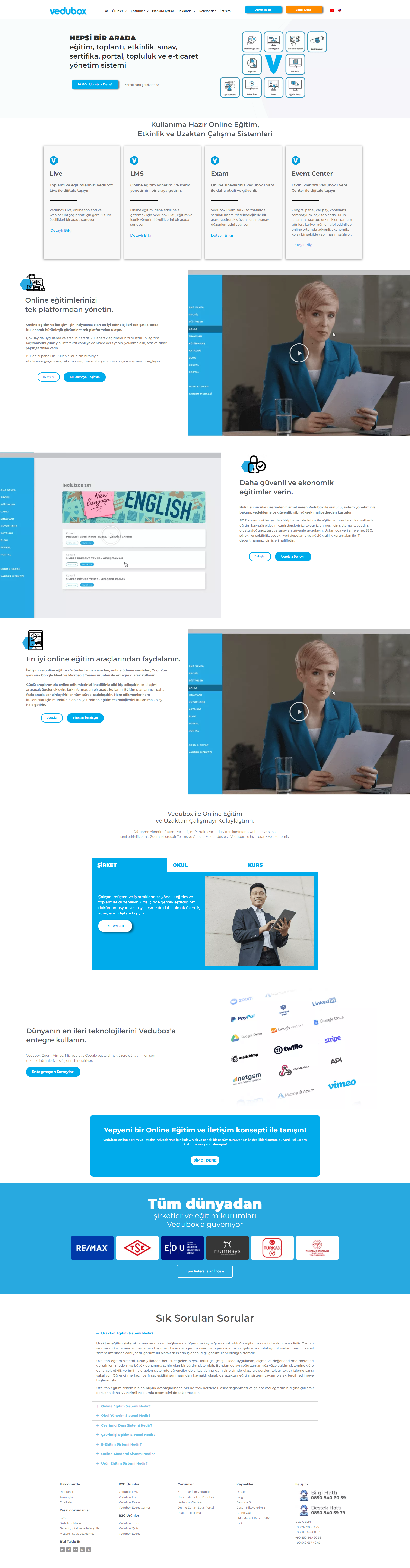 Vedubox web siteleri tasarımı