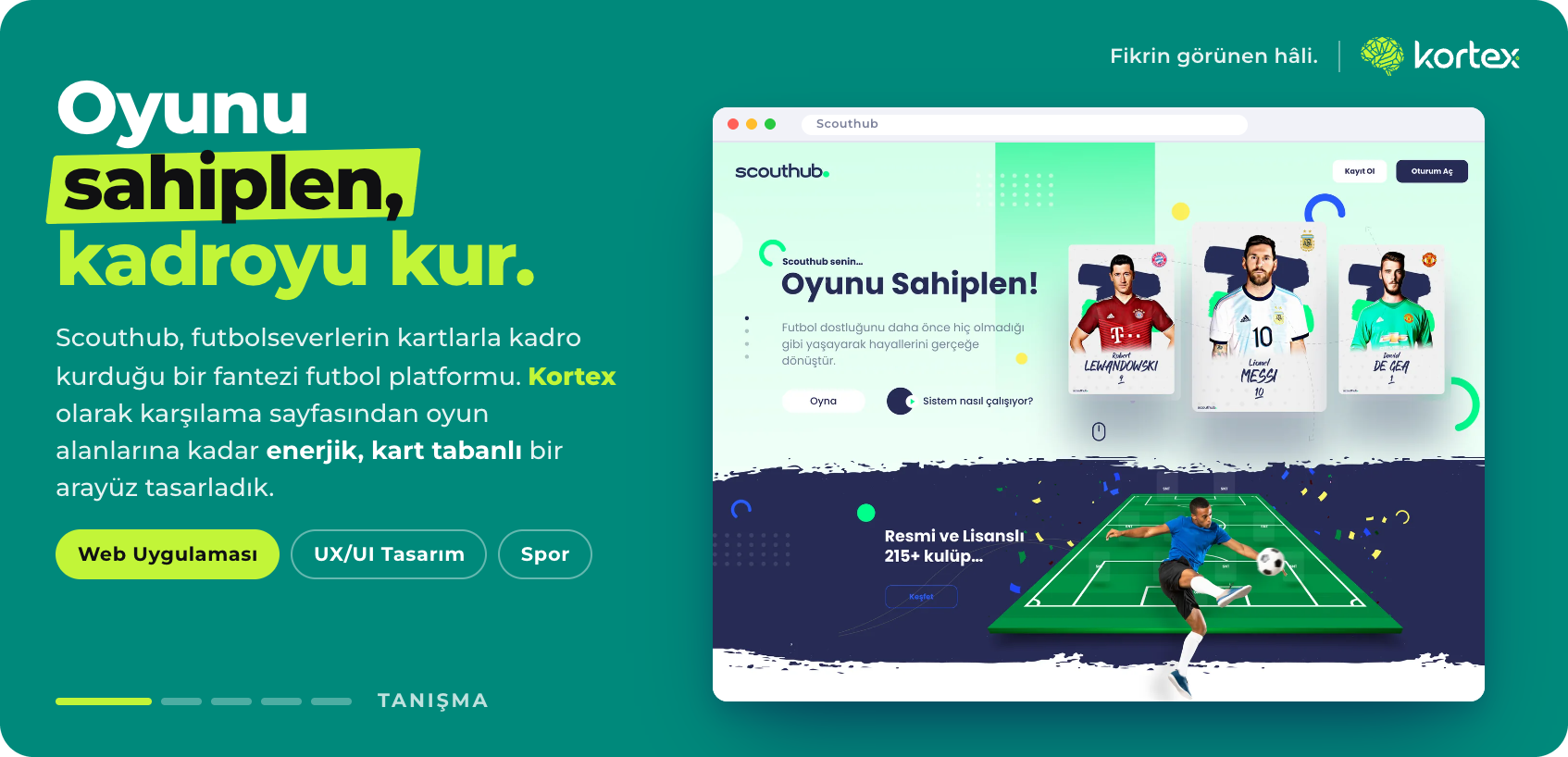 Scouthub | Fantezi Futbol Web Uygulaması Tasarımı