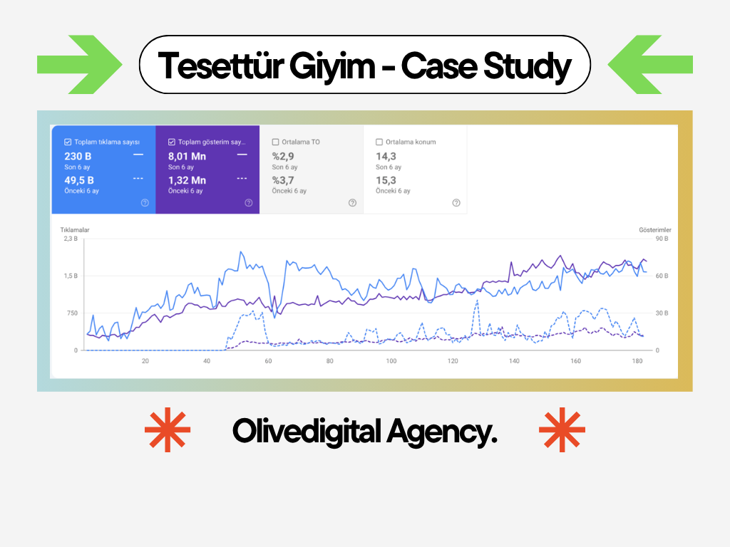 Tesettür Giyim Sektörü - SEO Case Study! 6 ayda %300 artış!