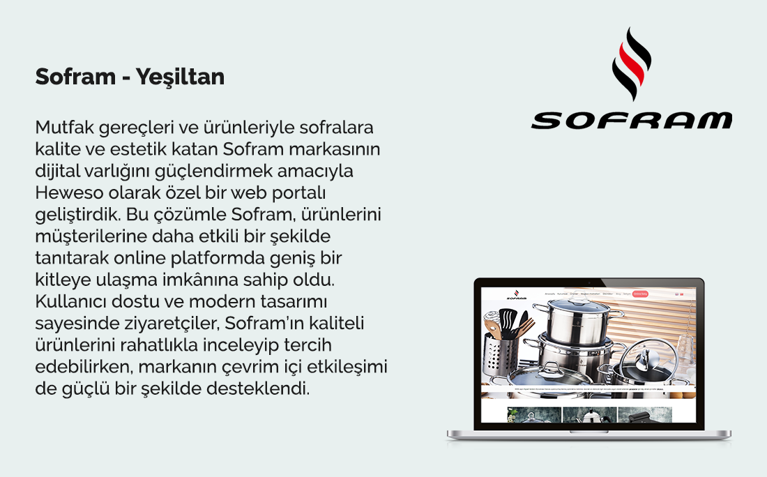 Sofram Mutfak Gereçleri - Yeşiltan