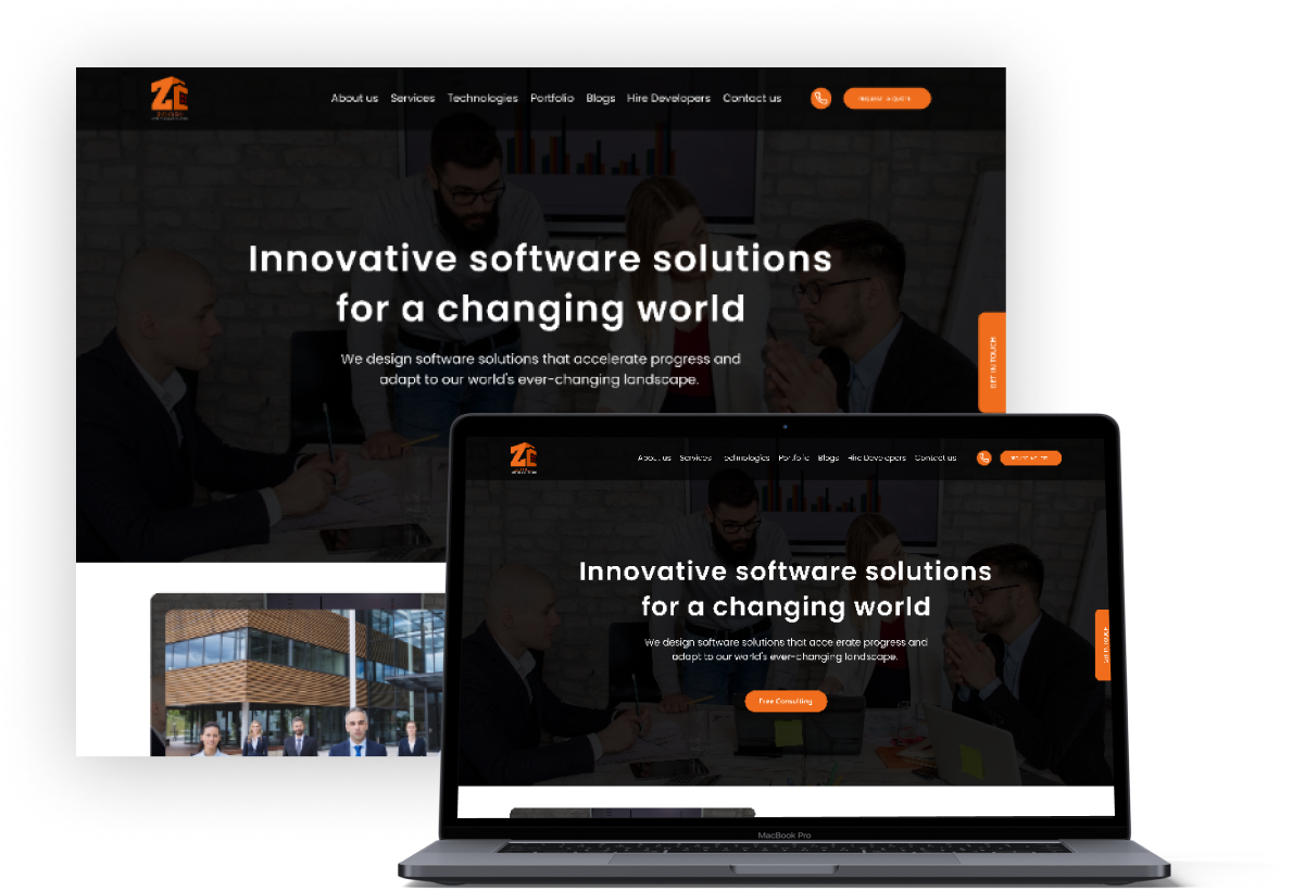 Software Company Website Zcodeo LLP