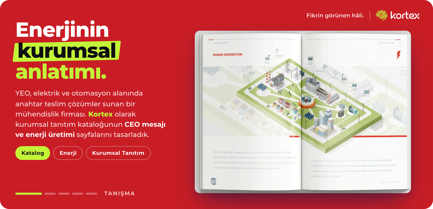 YEO | Elektrik ve Otomasyon Firması Kurumsal Katalog Tasarımı