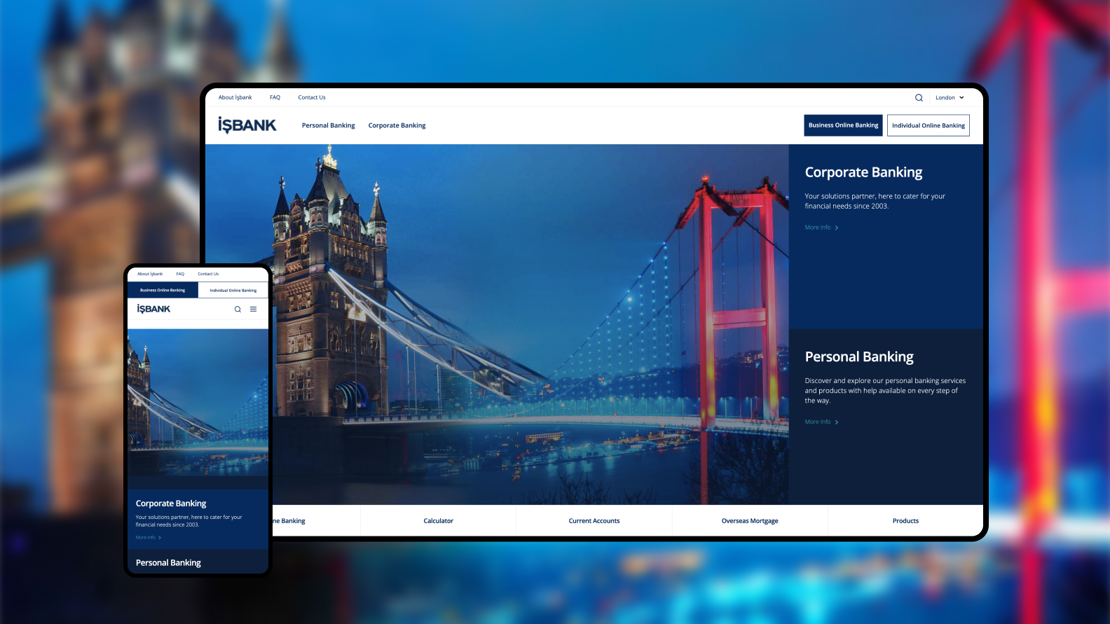 İşbank UK Web Sitesi