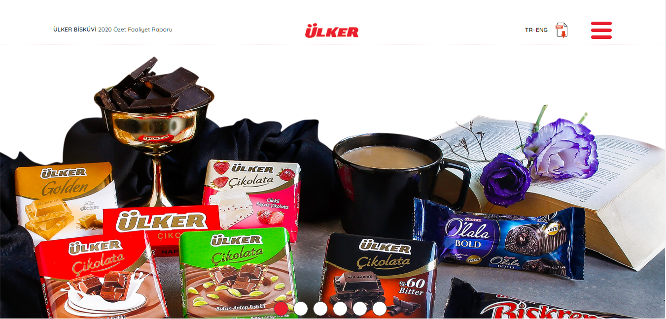 Ülker Yatırımcı İlişkileri Web Tasarımı