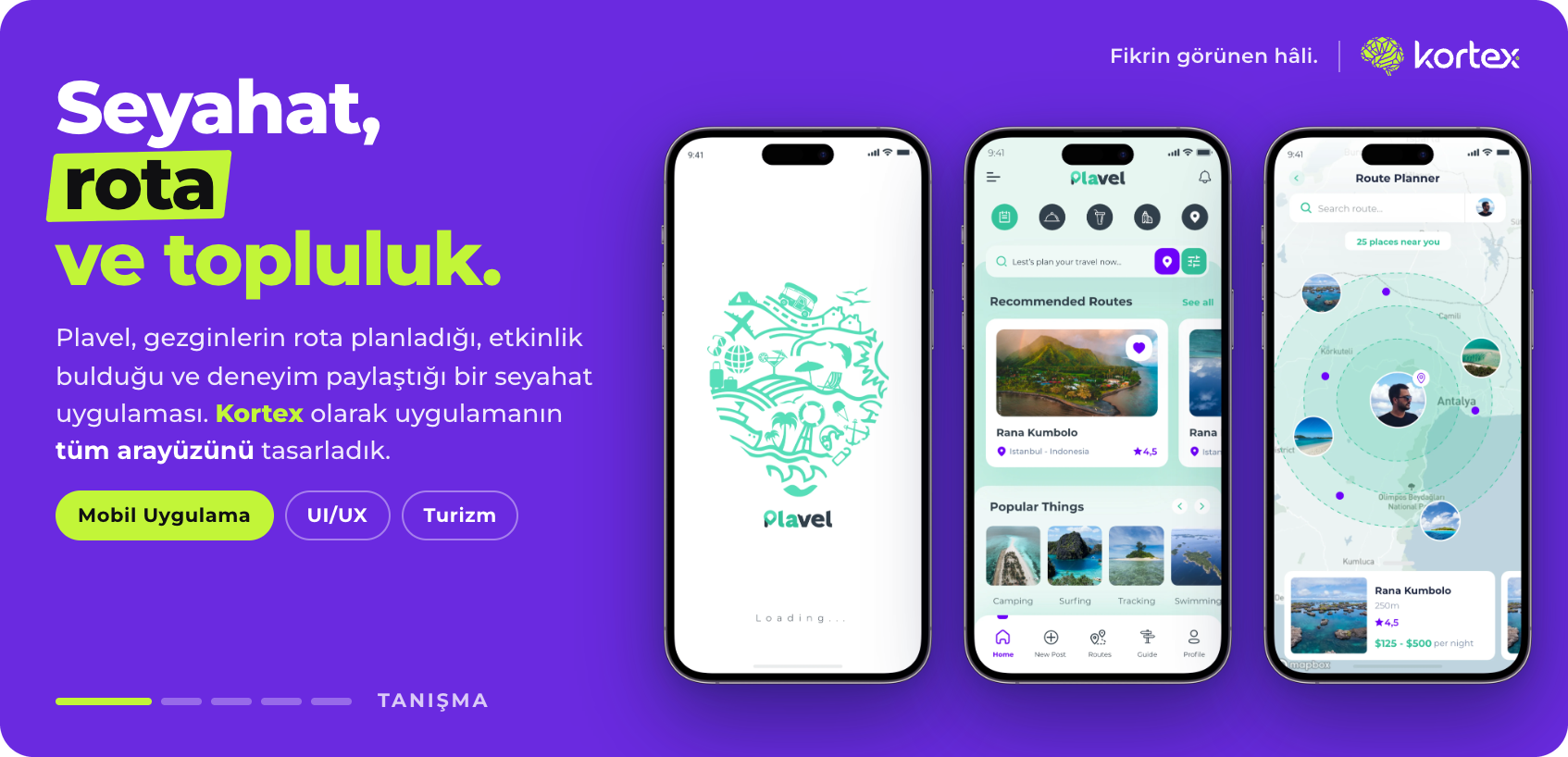 Plavel | Seyahat ve Tur Mobil Uygulaması Tasarımı