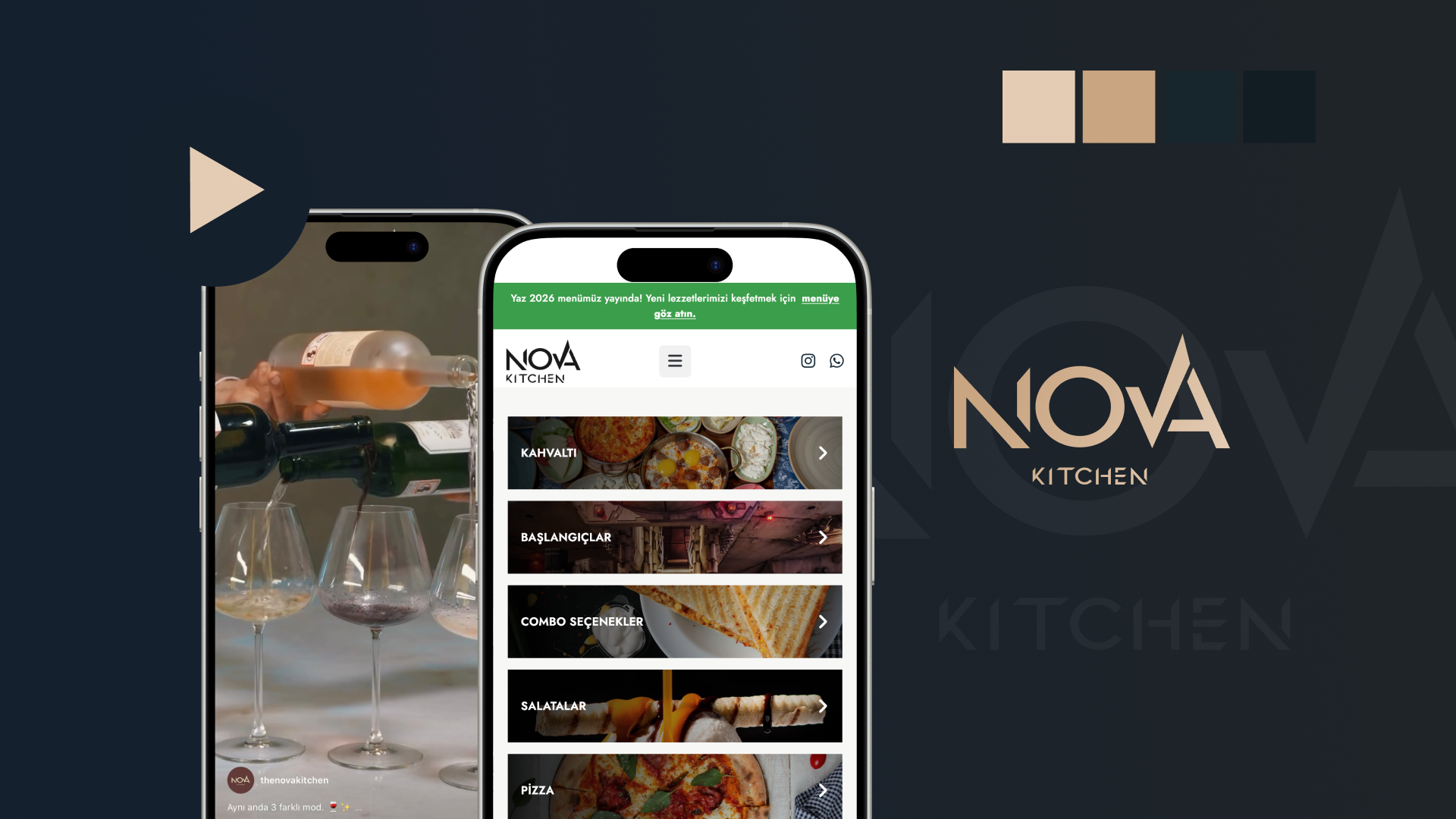 Nova Kitchen – Web Sitesi Tasarımı