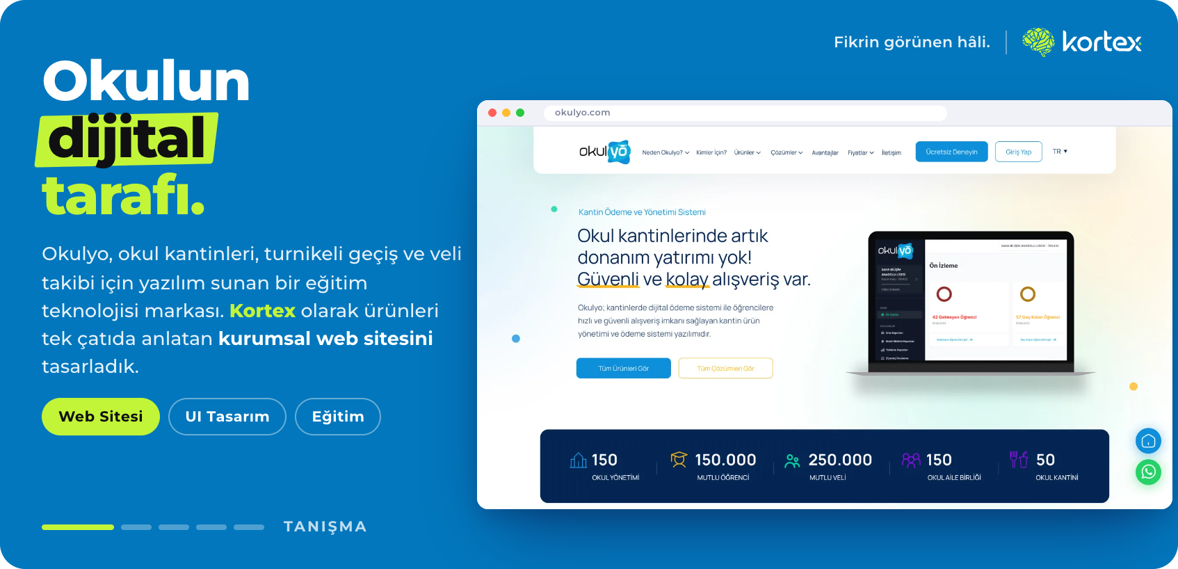 Okulyo | Okul Teknolojileri Kurumsal Web Sitesi Tasarımı
