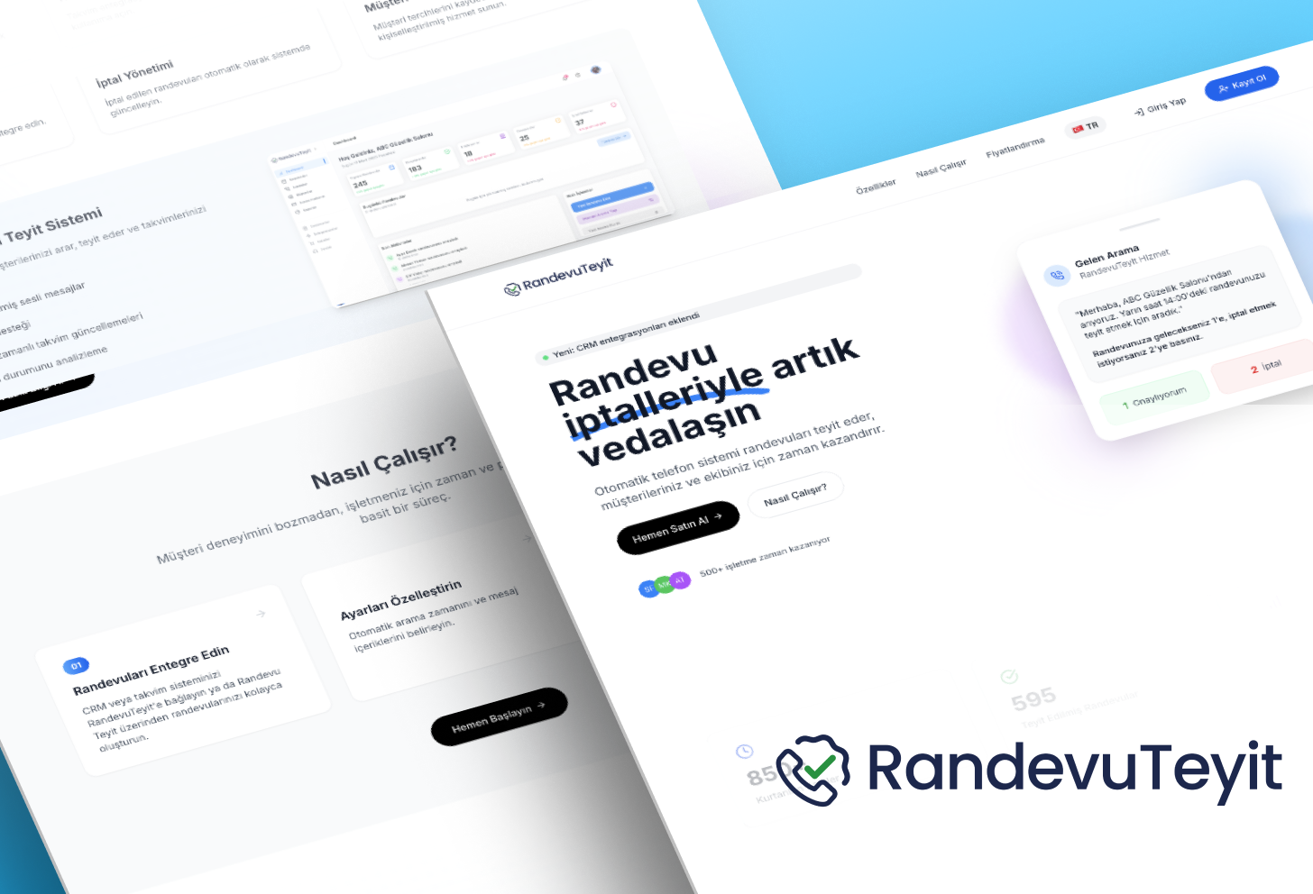Web Yazılım Randevu Teyit