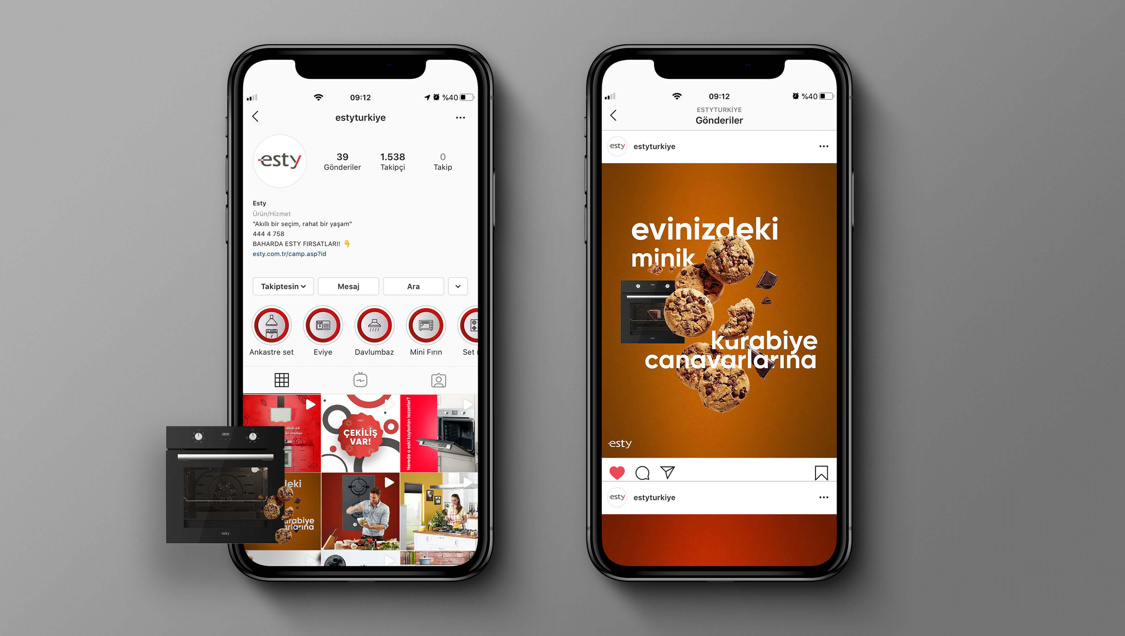 ESTY Sosyal Medya Kreatif Konsept Tasarımı