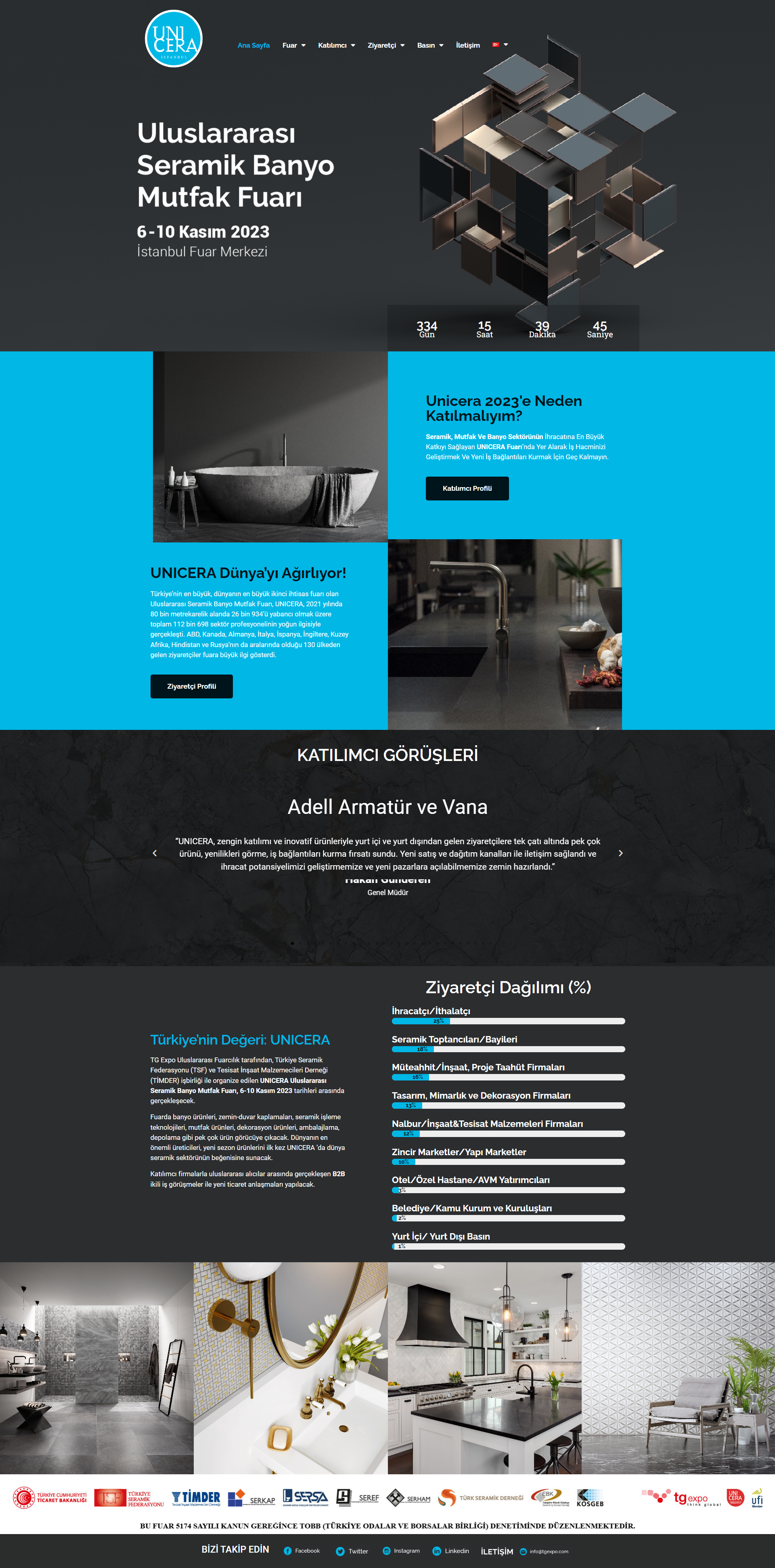 Unicera web sitesi tasarımı